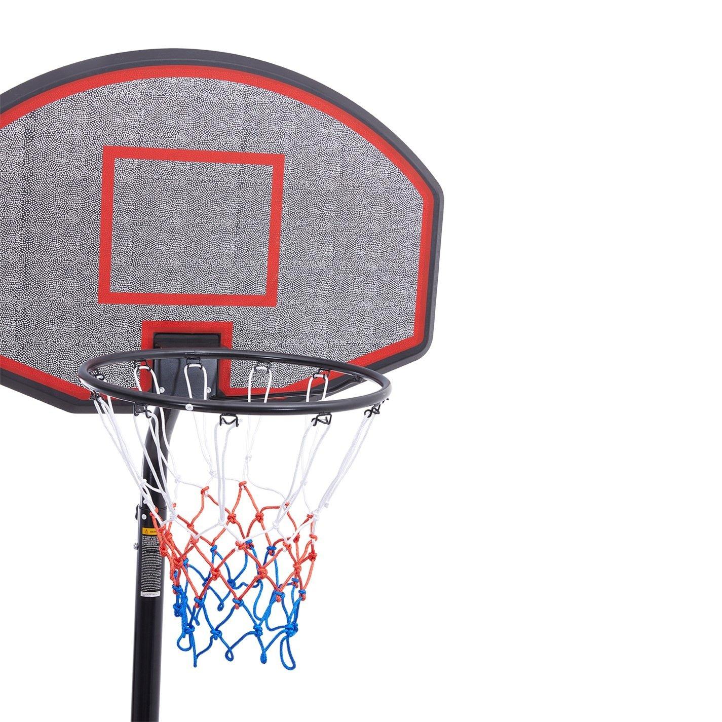 Black - LIFE IDEAS SPORT - Adjustable Basketball Hoop - 5