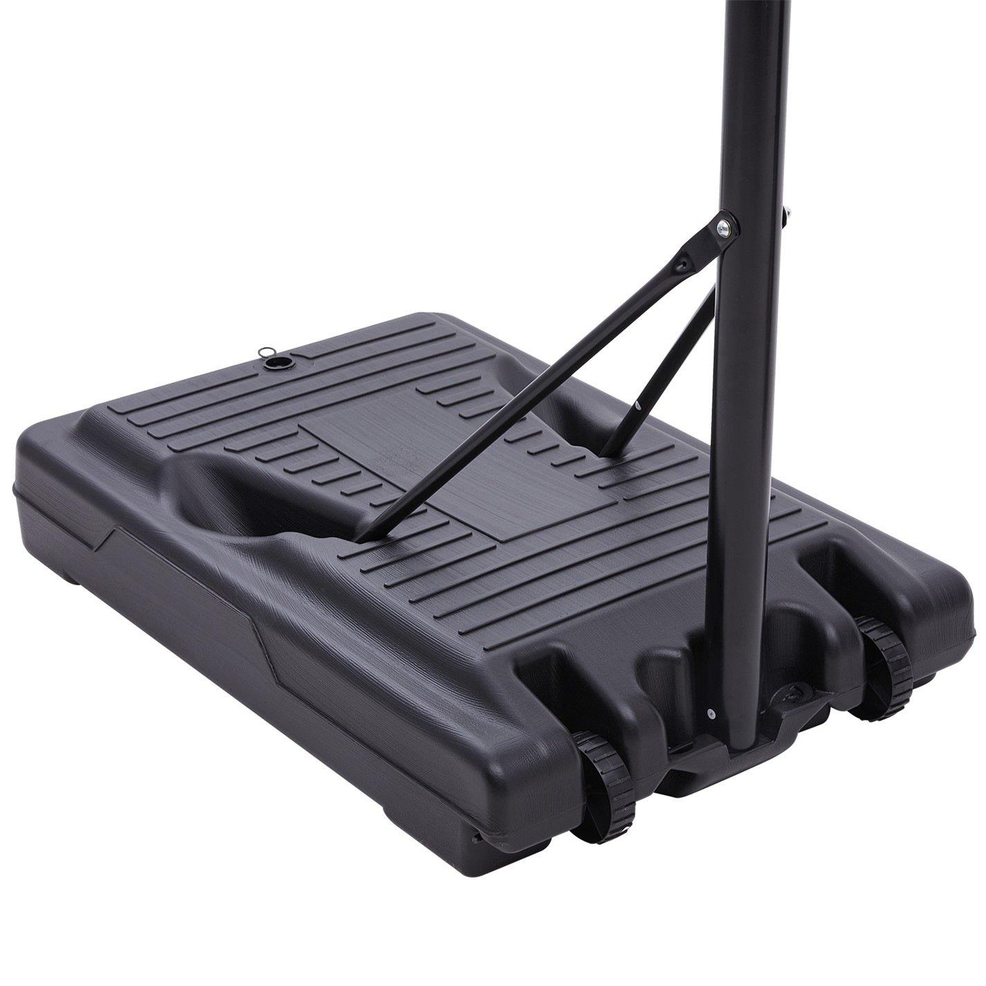 Black - LIFE IDEAS SPORT - Adjustable Basketball Hoop - 8