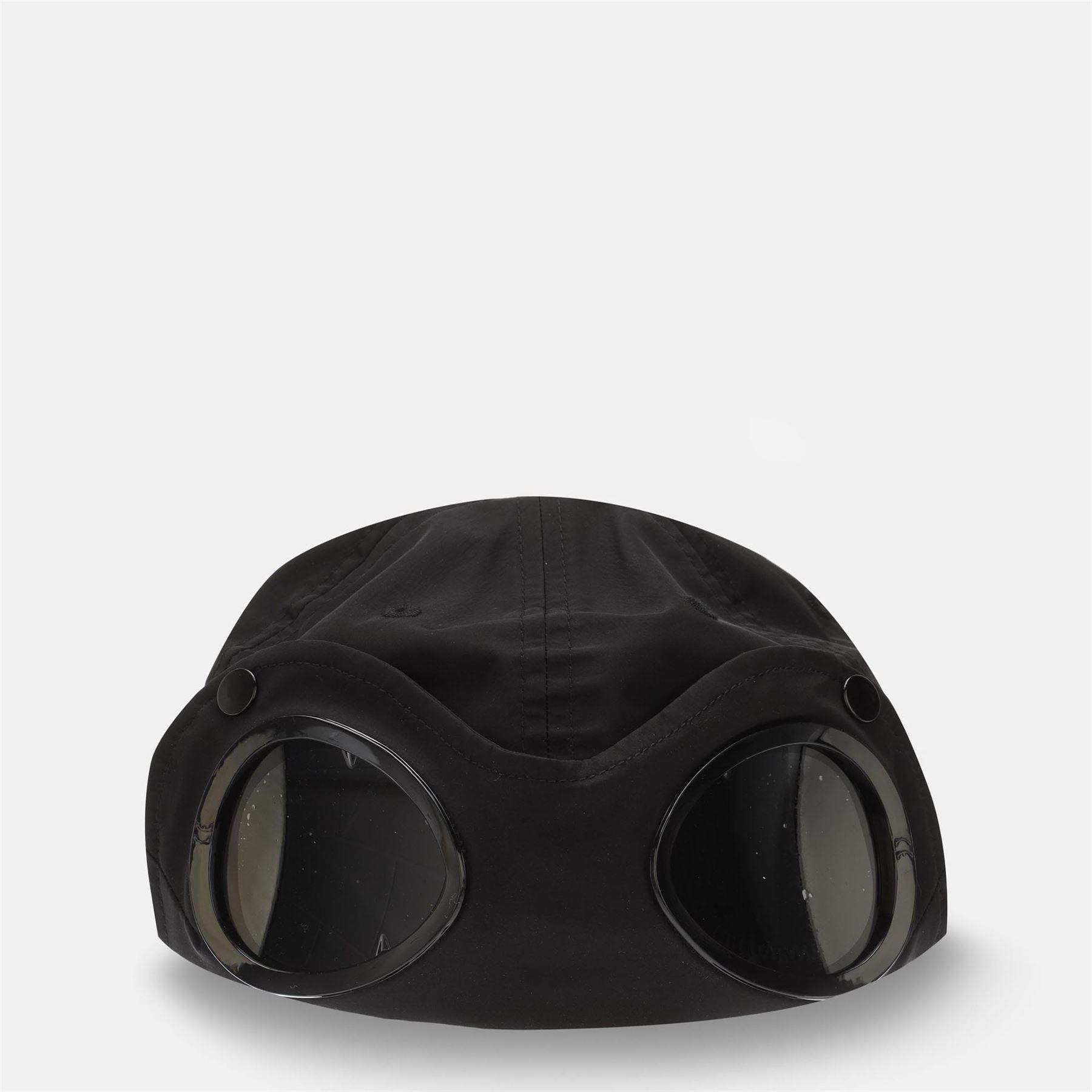 Black - CP Company - Chrome-R Goggle Cap - 3