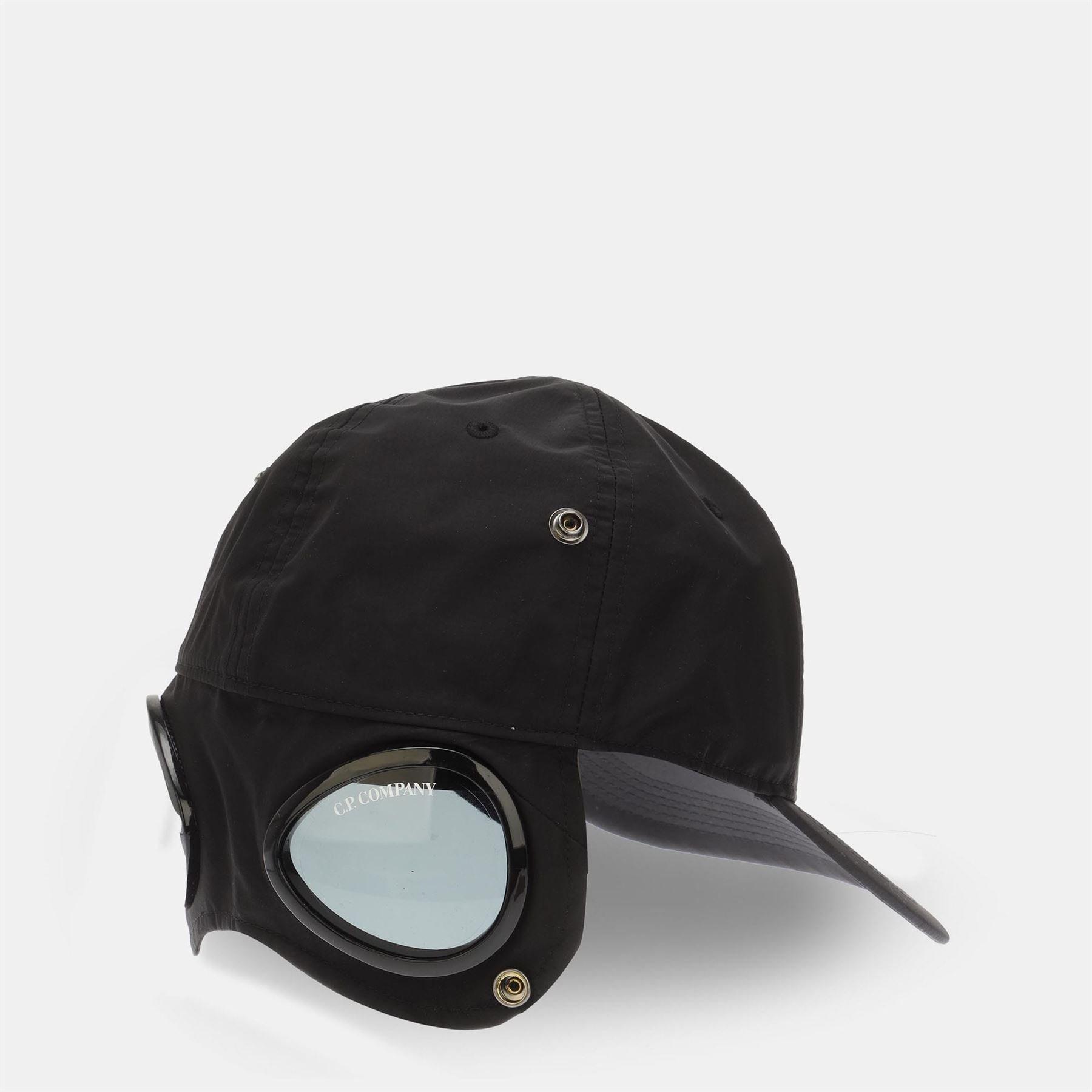 Black - CP Company - Chrome-R Goggle Cap - 4