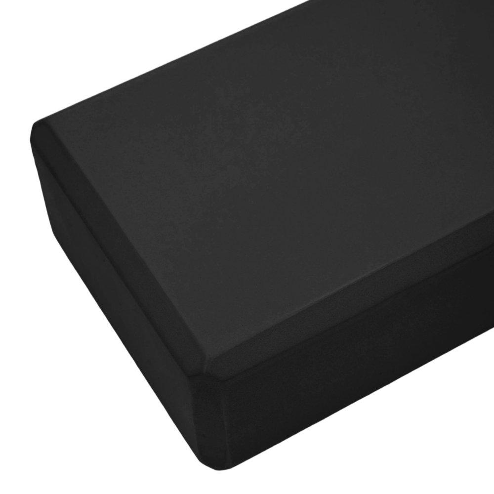 Black - LIFE IDEAS SPORT - Pack of 4 High-Density Exercise Yoga Blocks - 5