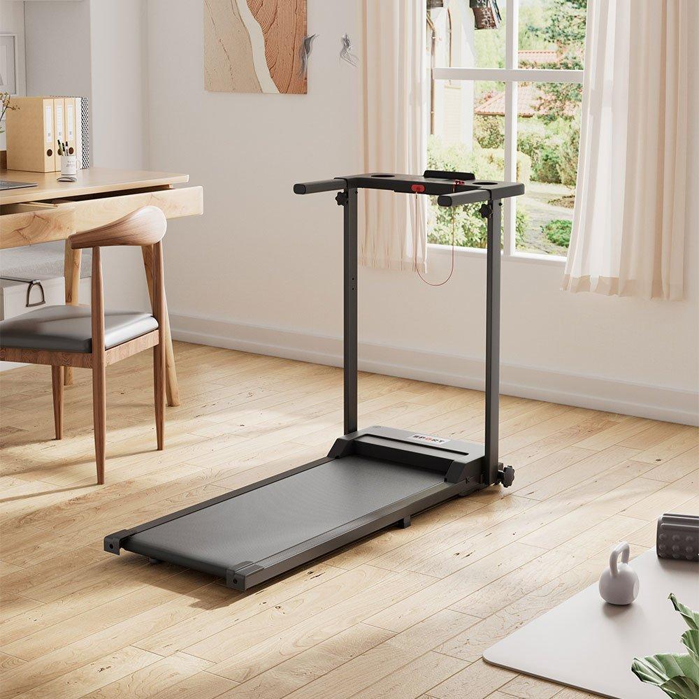 Black - LIFE IDEAS SPORT - Folding Protective Indoor Treadmill - 1