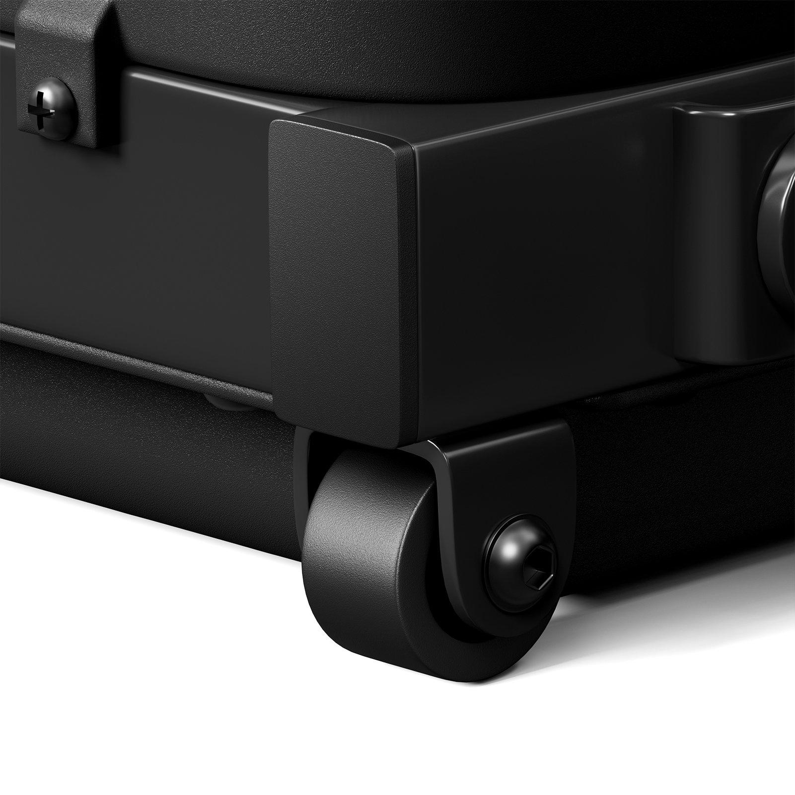 Black - LIFE IDEAS SPORT - Folding Protective Indoor Treadmill - 6