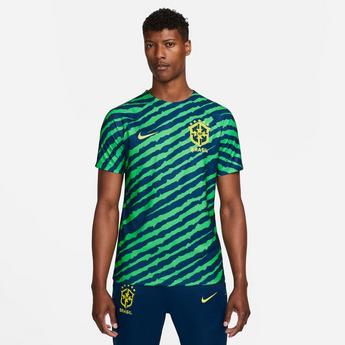 Nike Brazil Men's  Dri-FIT Pre-Match Soccer Top
