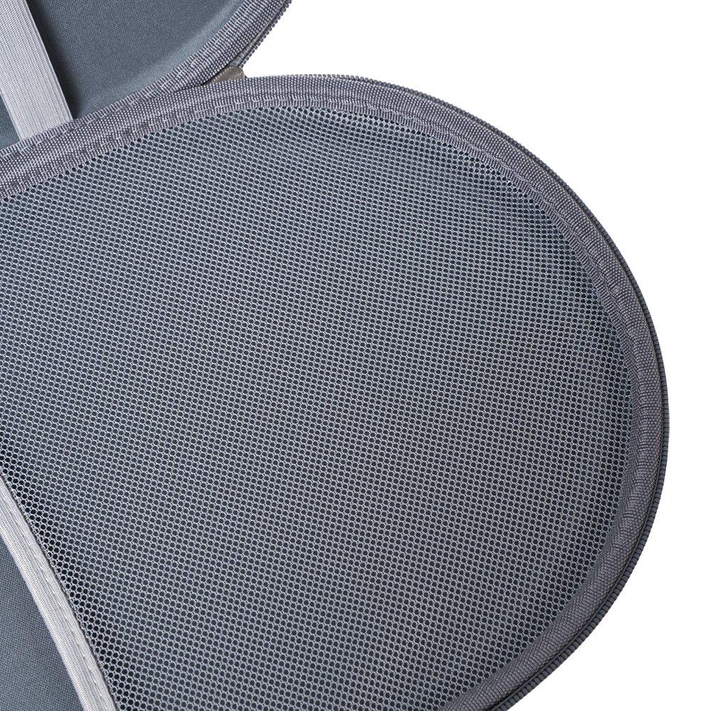 Grey - LIFE IDEAS SPORT - Portable Badminton Racket Bag with Shoulder Strap - 4