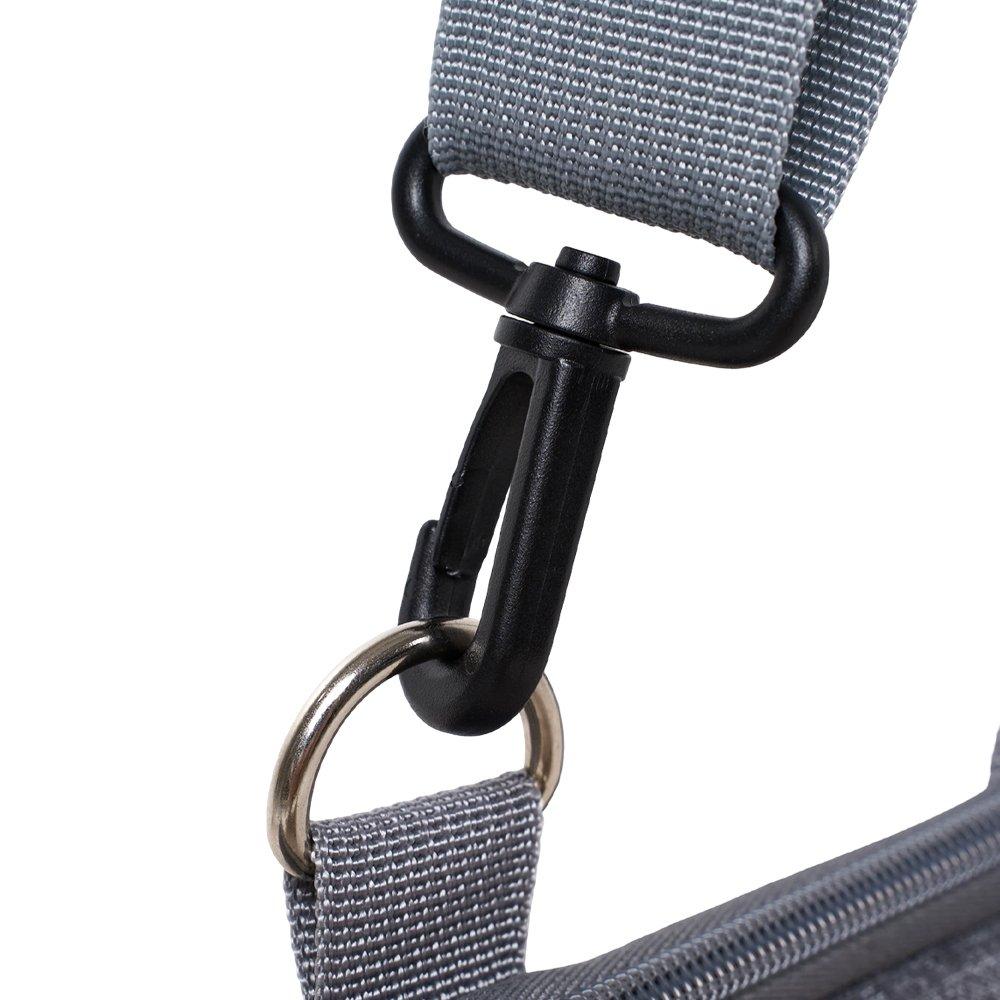 Grey - LIFE IDEAS SPORT - Portable Badminton Racket Bag with Shoulder Strap - 5