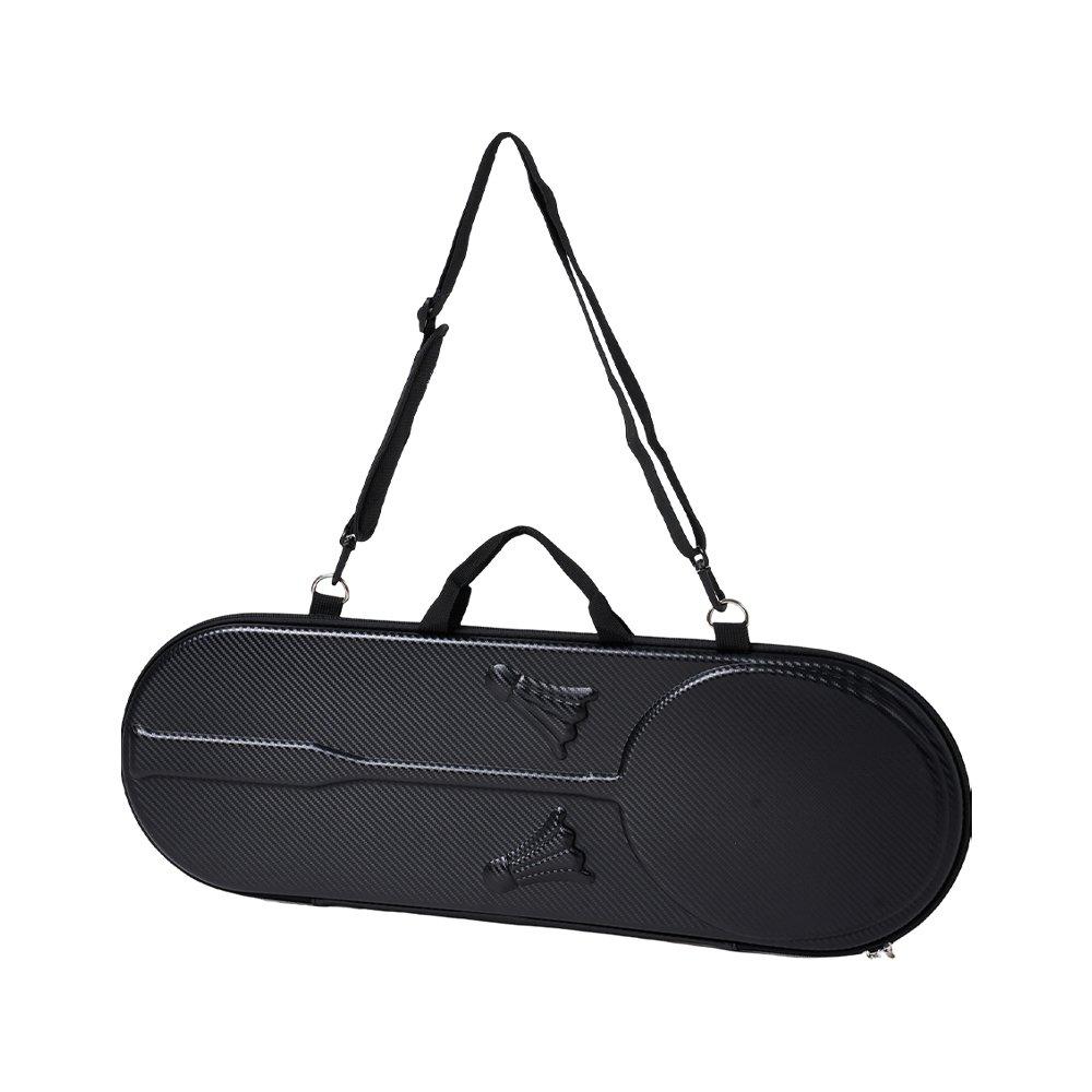 Black - LIFE IDEAS SPORT - Portable Badminton Racket Bag with Shoulder Strap - 1