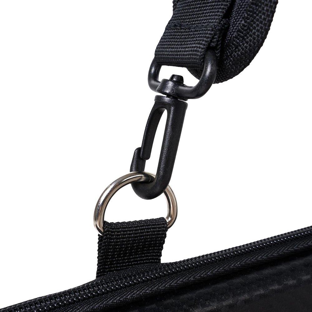 Black - LIFE IDEAS SPORT - Portable Badminton Racket Bag with Shoulder Strap - 6