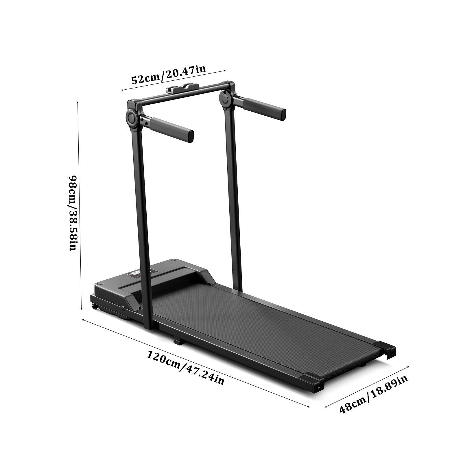 Black - LIFE IDEAS SPORT - Foldable Treadmill - 2