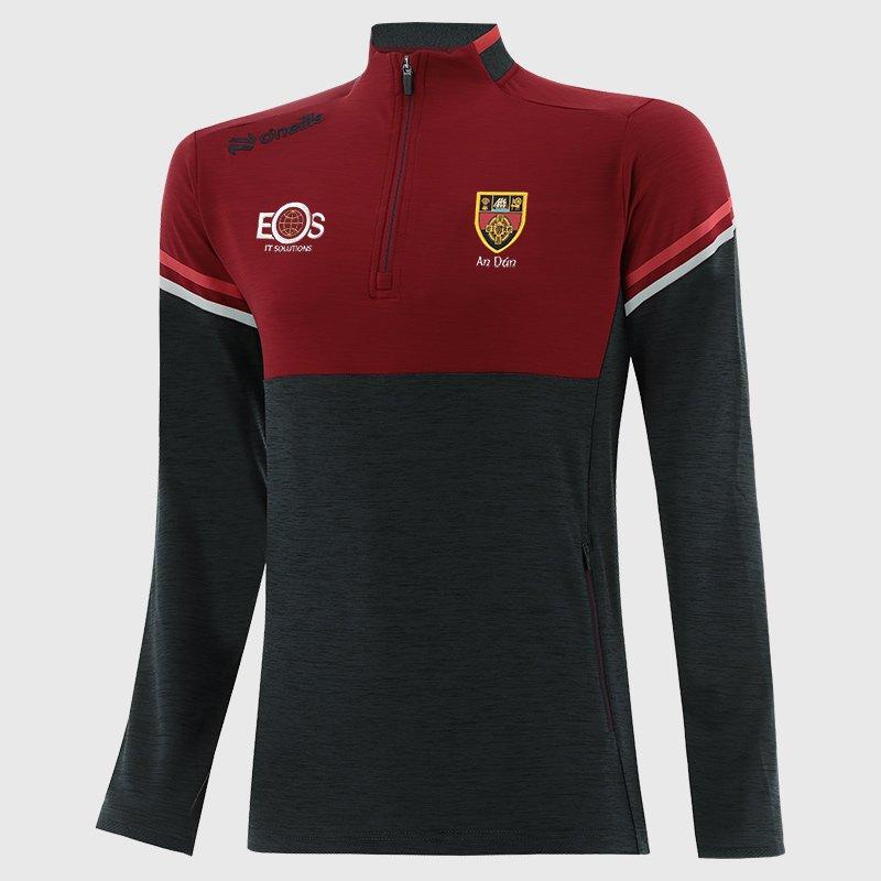 Blk/Salsa/Red - ONeills - ONeills Down Sedona Half Zip Top Junior - 1