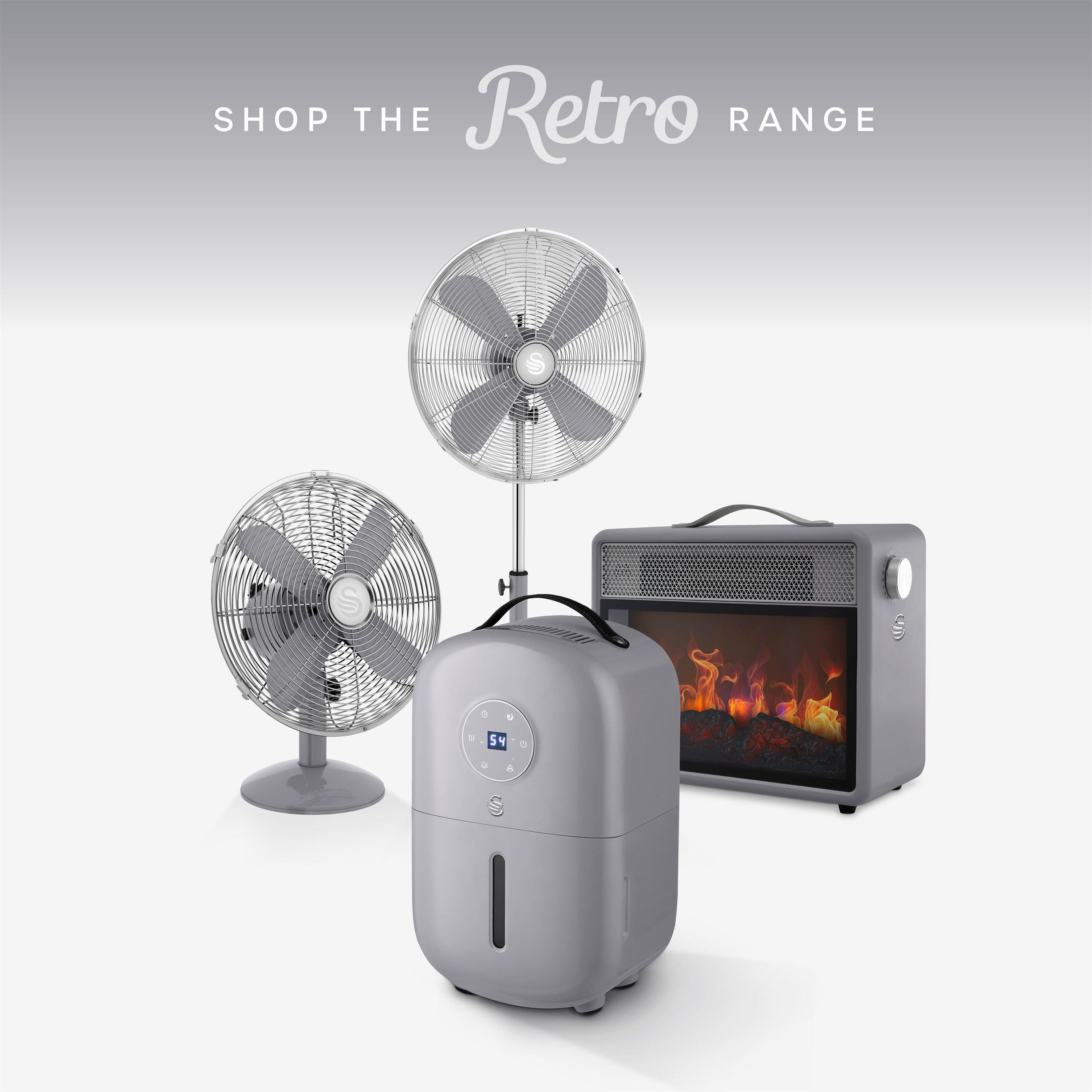Grey - Swan - 5L Dehumidifier Grey - 9