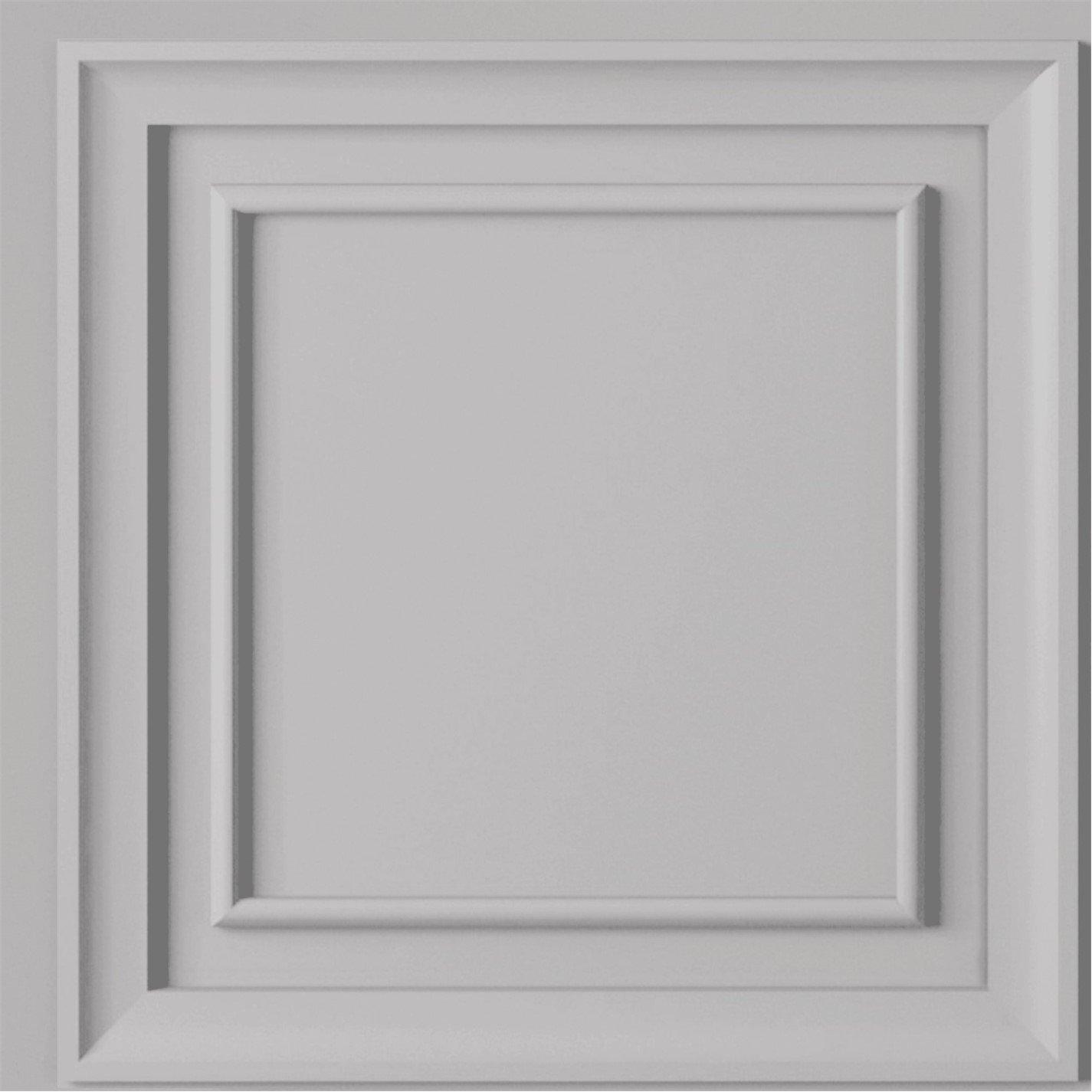 Fresco  Wood Panelling Wallpaper Grey