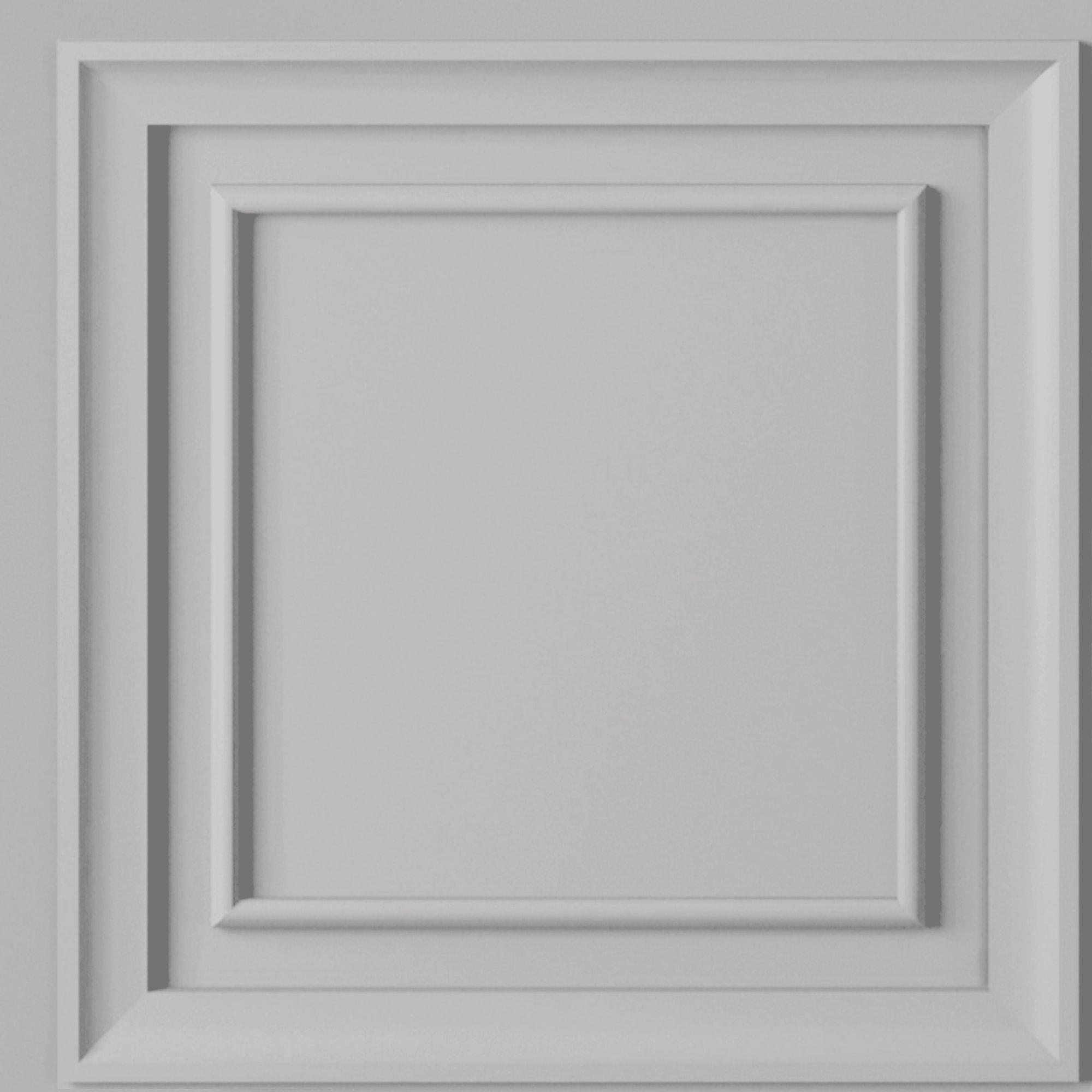 Grey - Fresco - Grey Wood Panelling Wallpaper - 3