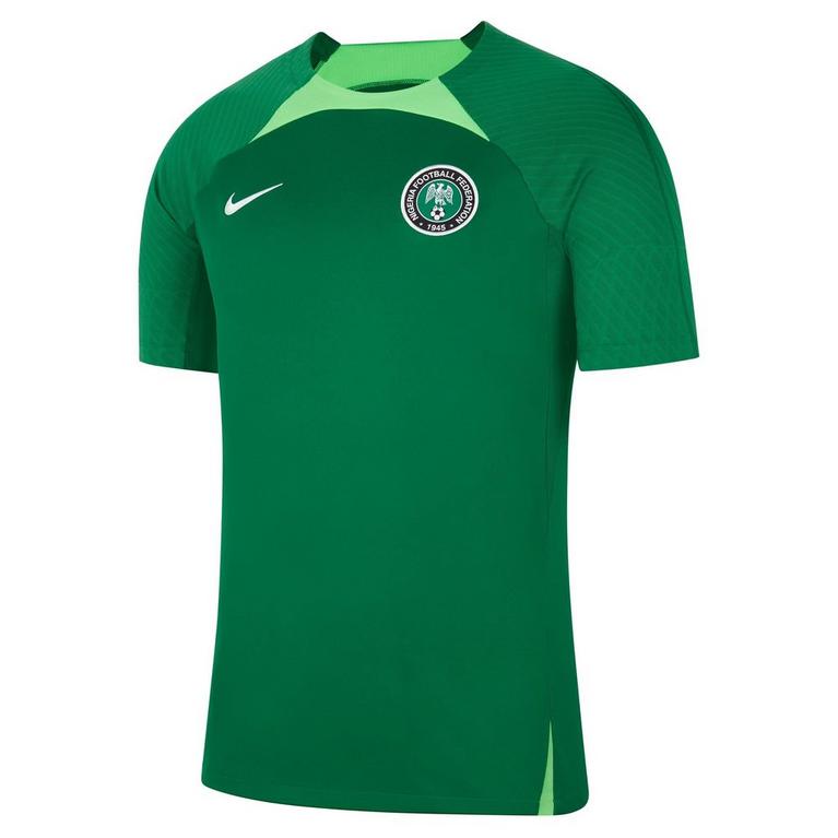 Vert - Nike - Nigeria Strike Men's  Dri-FIT Short-Sleeve Soccer Top - 1
