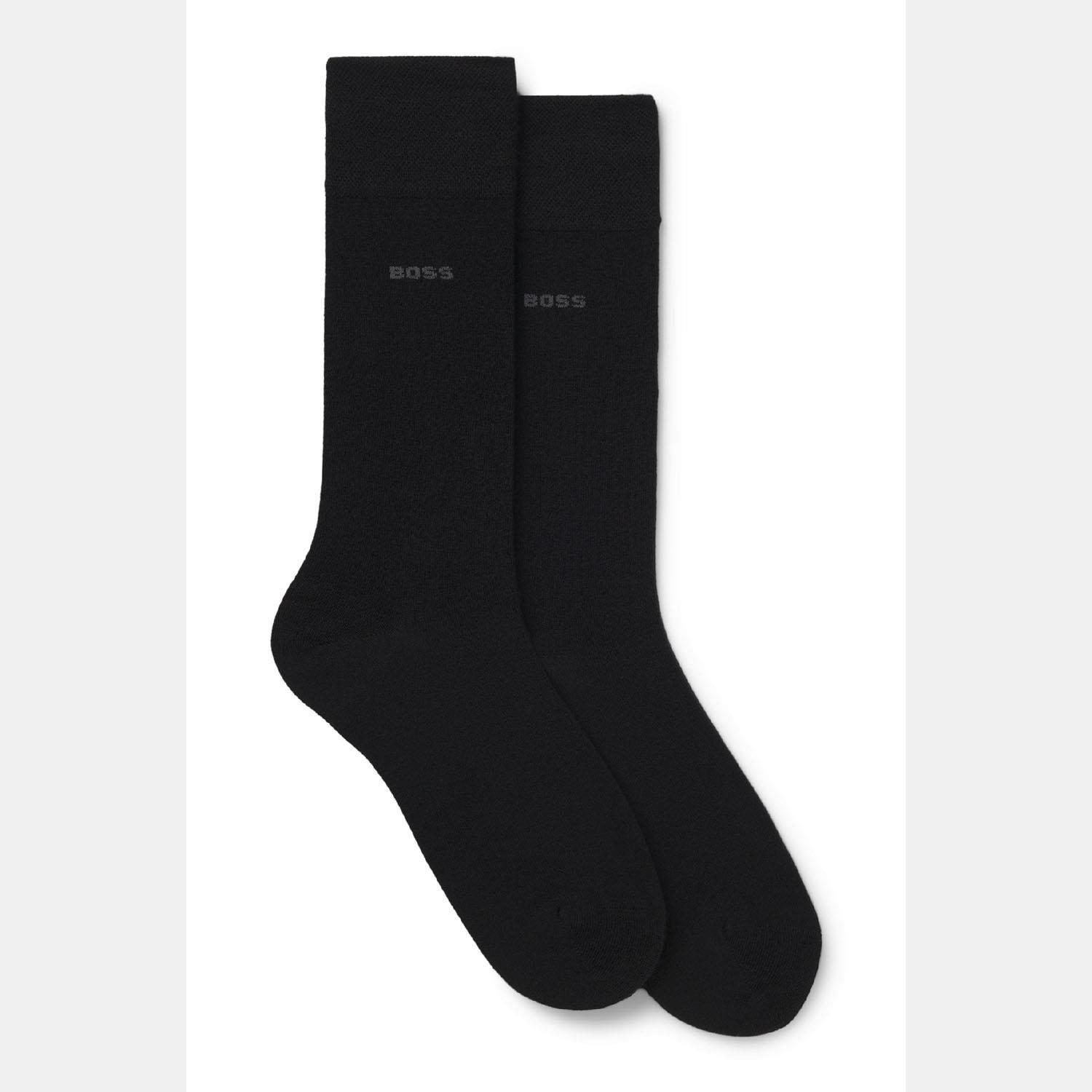 Dark Blue - Boss - 2 Pack of Socks in a Regular Length - 2
