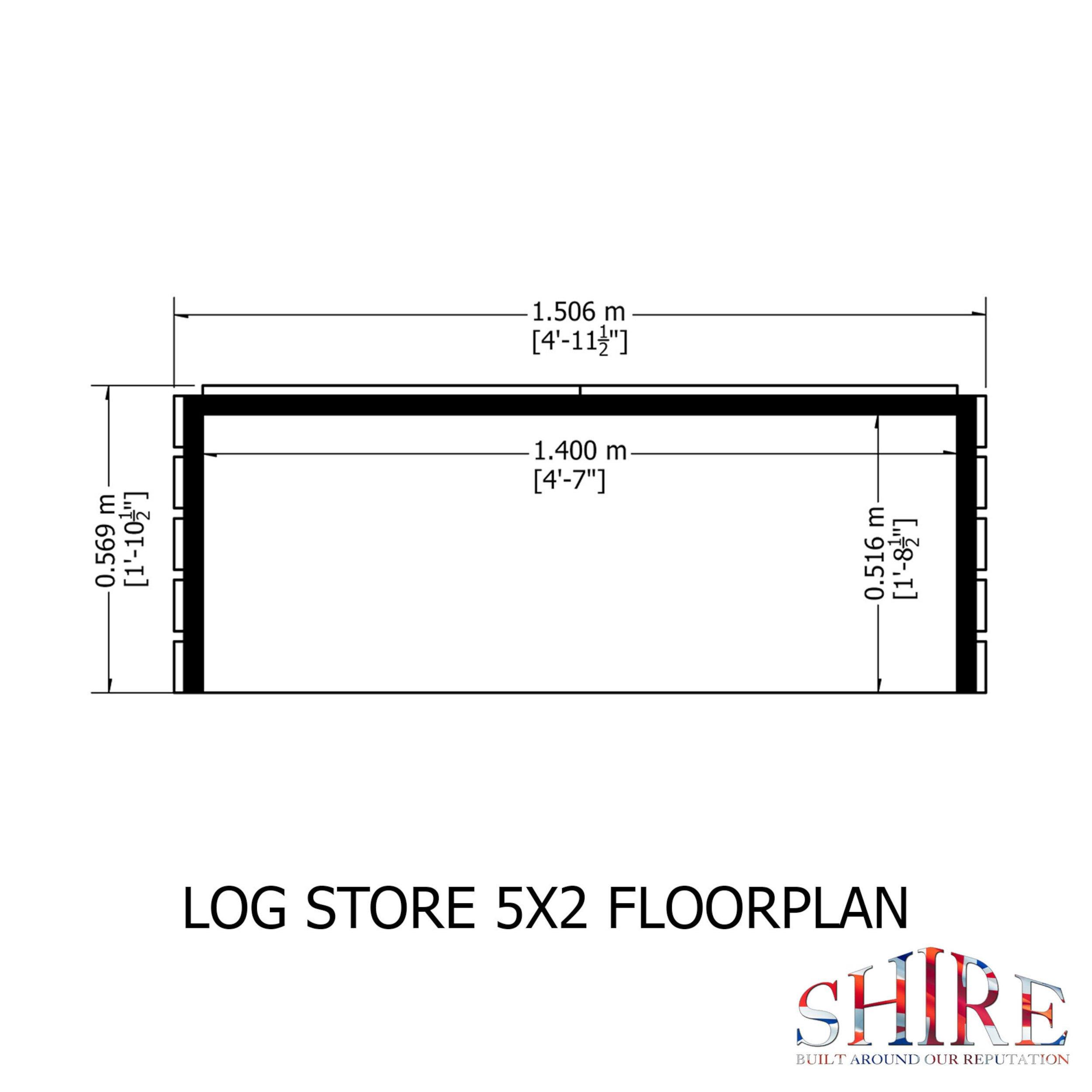Wood - Shire - Small Log Store - 3