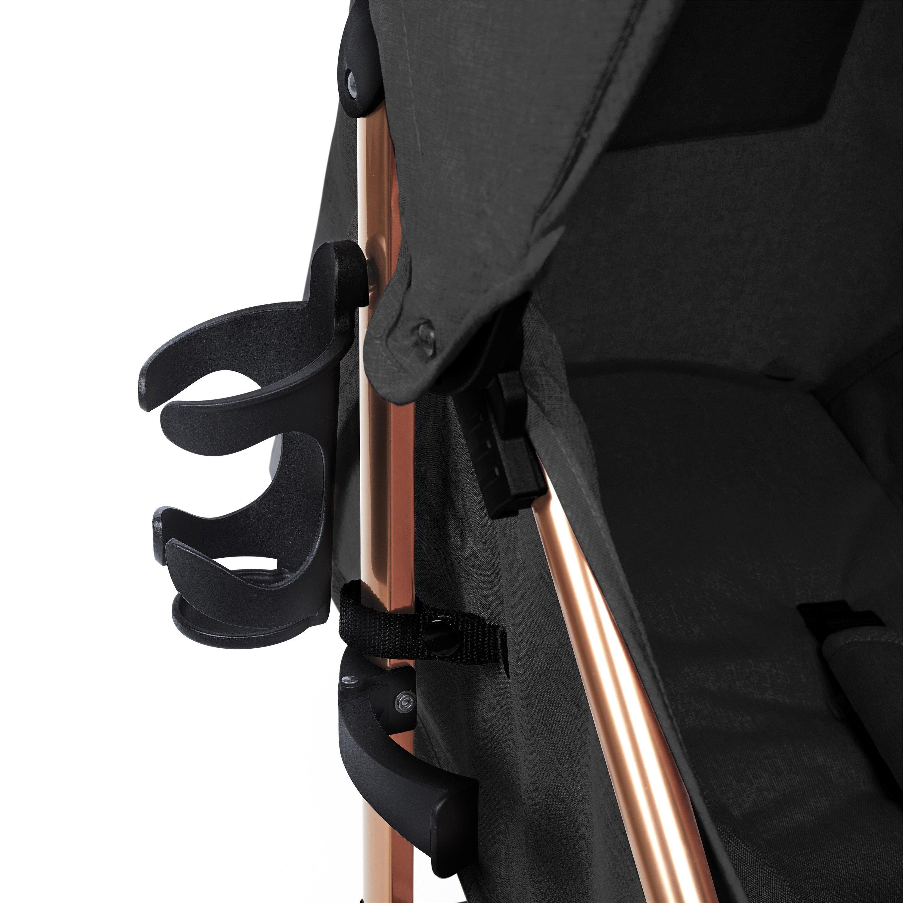 Rose Gold / Bla - Ickle Bubba - Discovery Max Stroller - 4