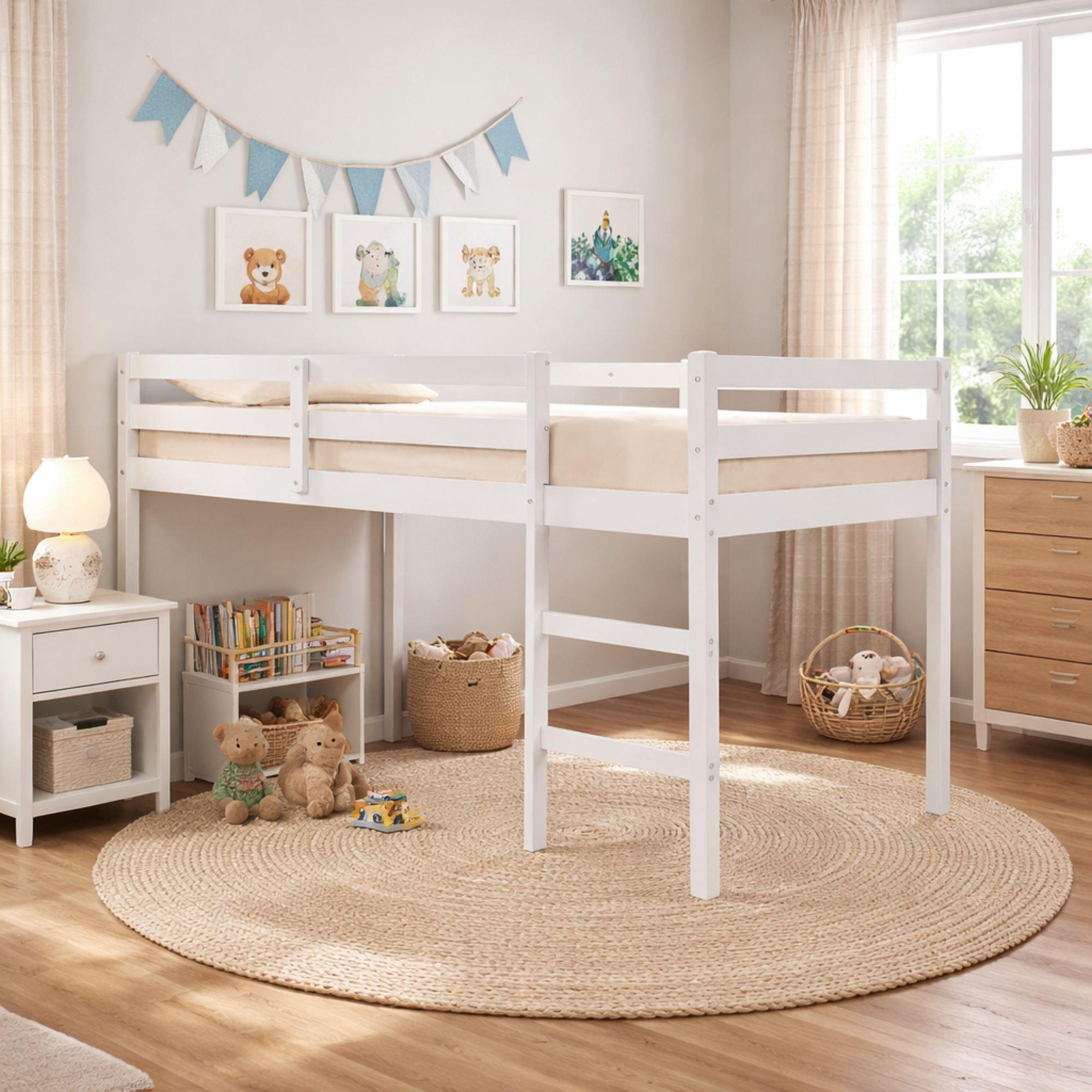 Aspire Cove Midsleeper Wooden Children's Bed Frame, Size