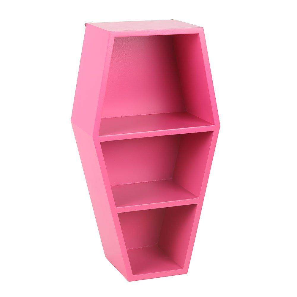 Pink - Something Different - Small Hot Pink Coffin Shelf - 2