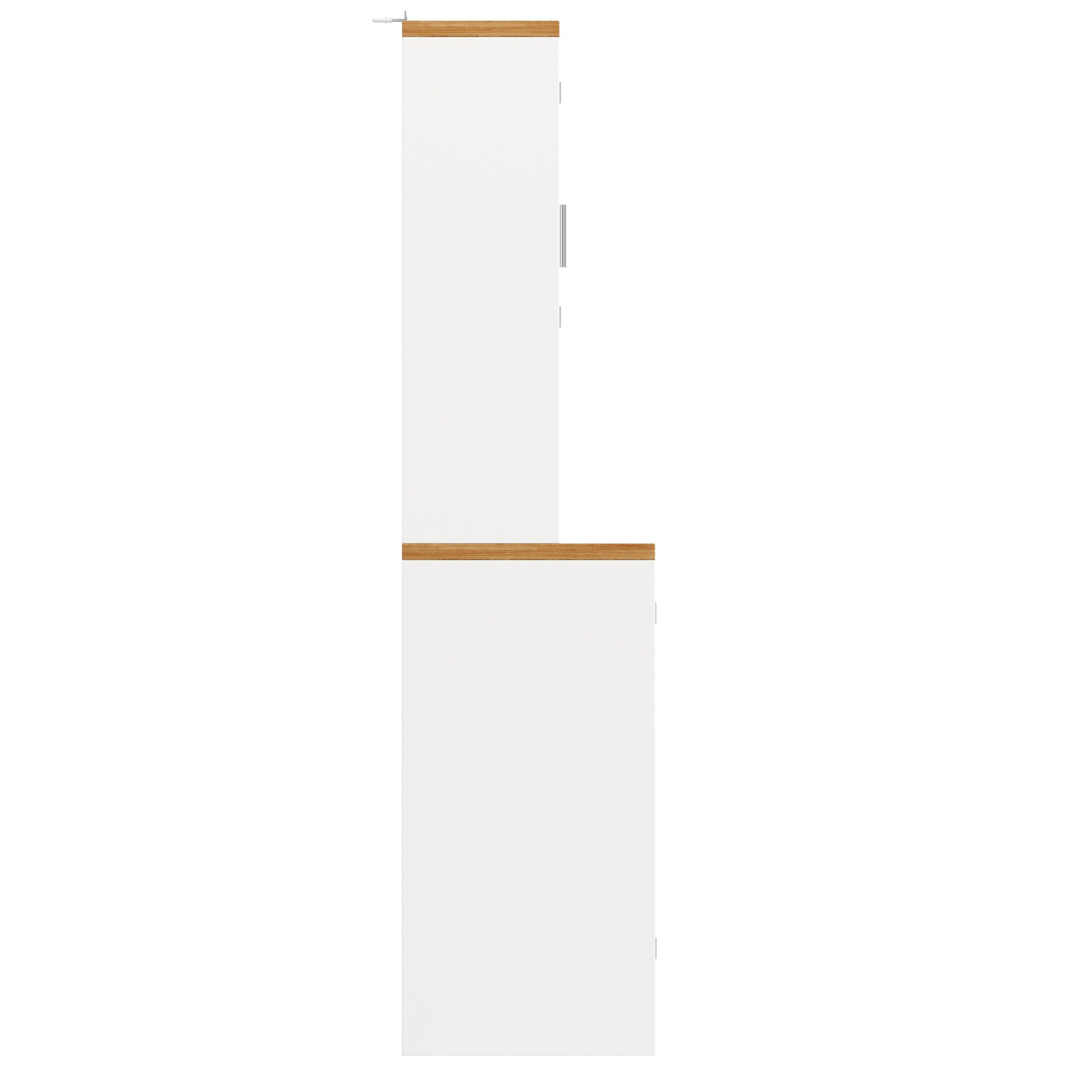 White - Urban Meuble - Display Storage Cabinet with LED Lighting - 13