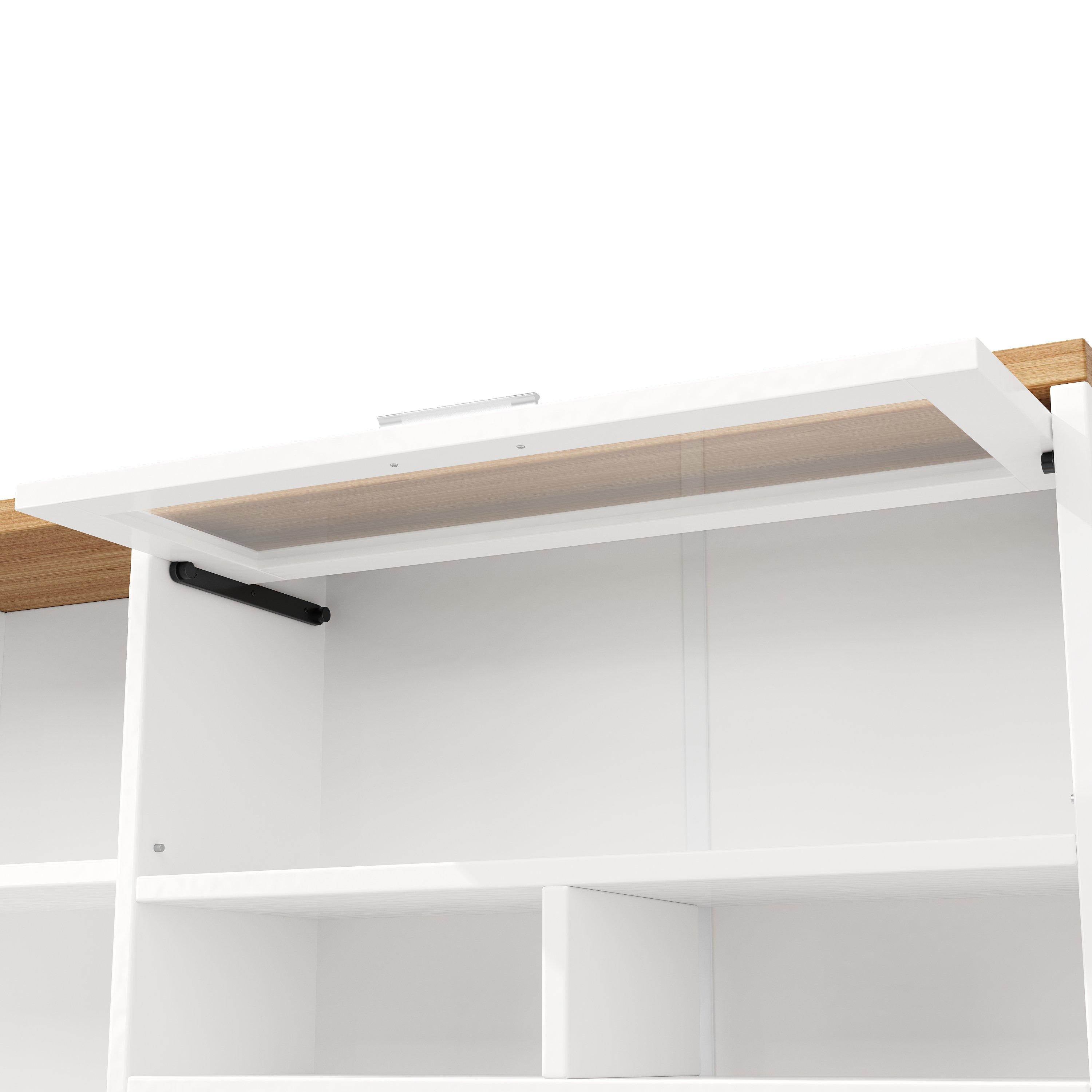 White - Urban Meuble - Display Storage Cabinet with LED Lighting - 15