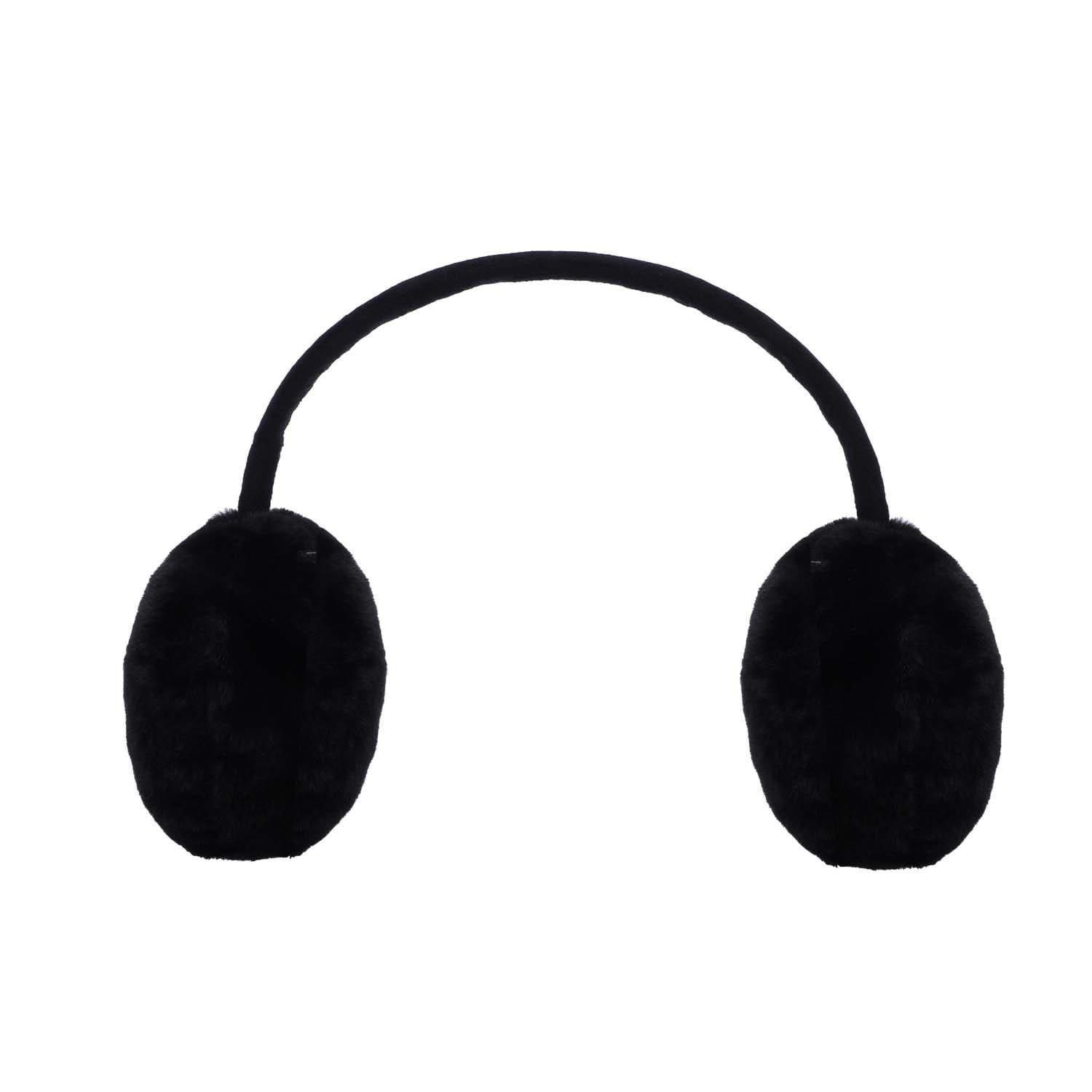 Black - New Era - Faux Fur Ear Muffs - 2