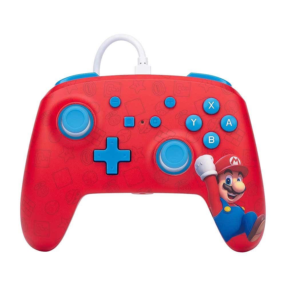 Woo-Hoo Mario - PowerA - Switch Enhanced Wired Controller - Woo-hoo! Mario - 1