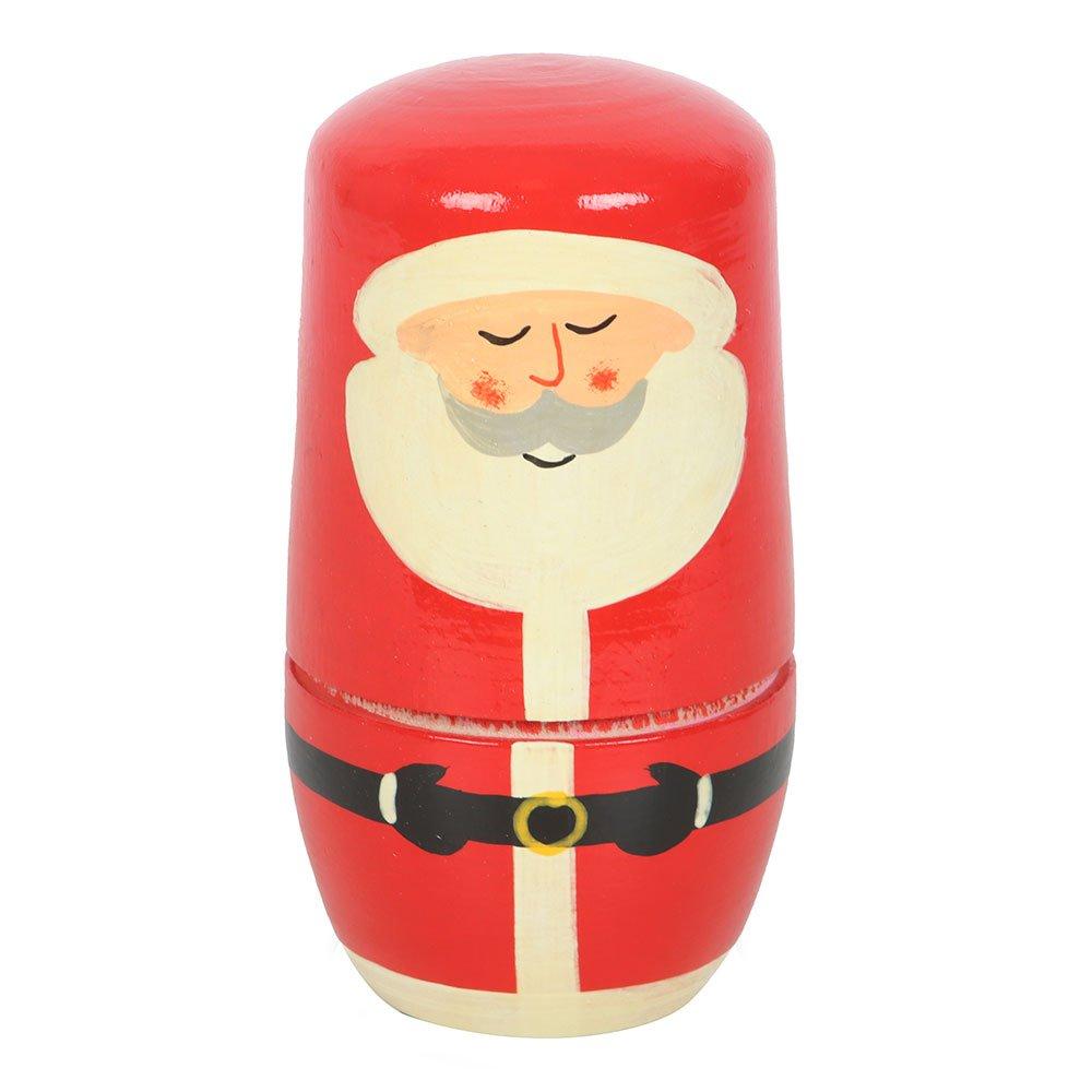 Multi - Something Different - Christmas Russian Nesting Doll Set - 3