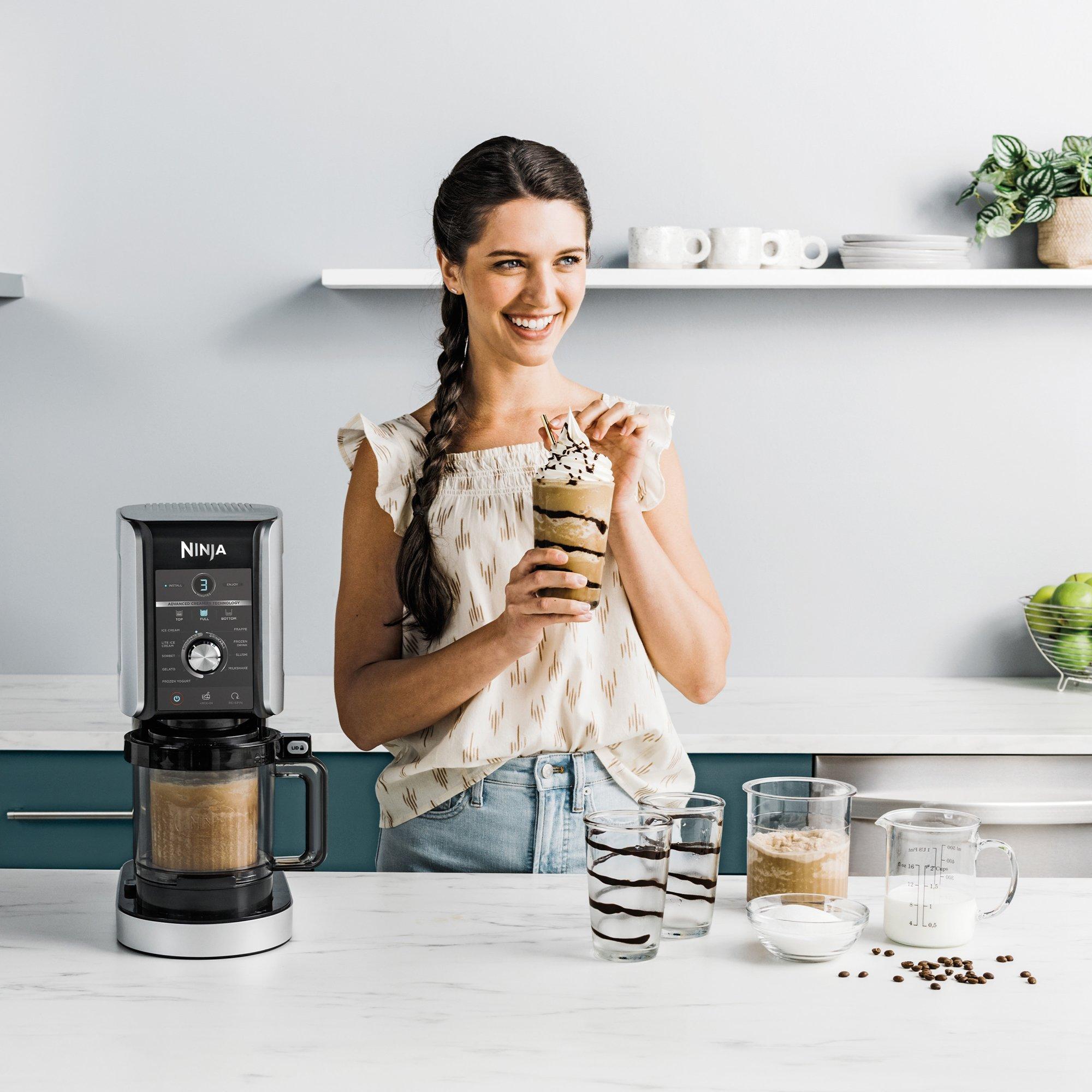 Silver / Black - Ninja - Ninja CREAMi Ice Cream and Frozen Drink Maker - 4