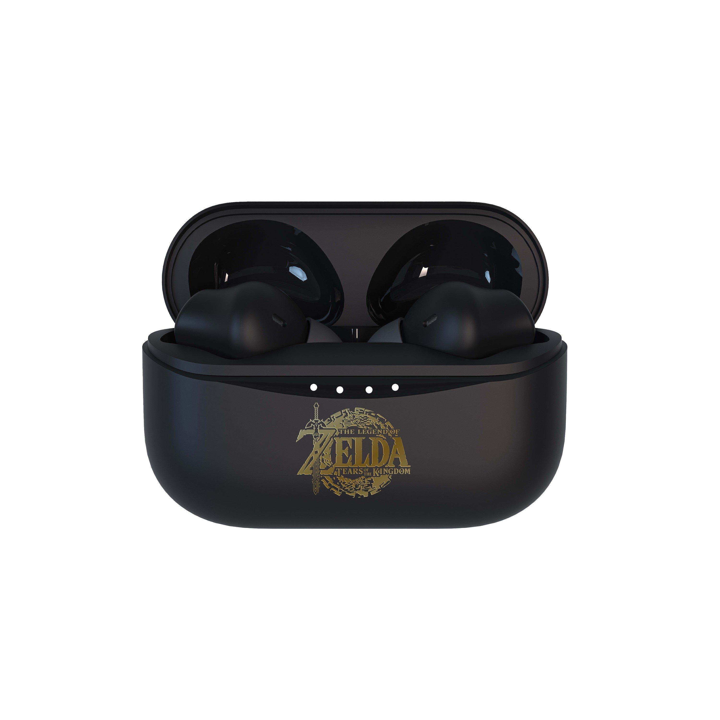 White - OTL Technologies - Zelda TOTK True Wireless Earpods - Black - 3