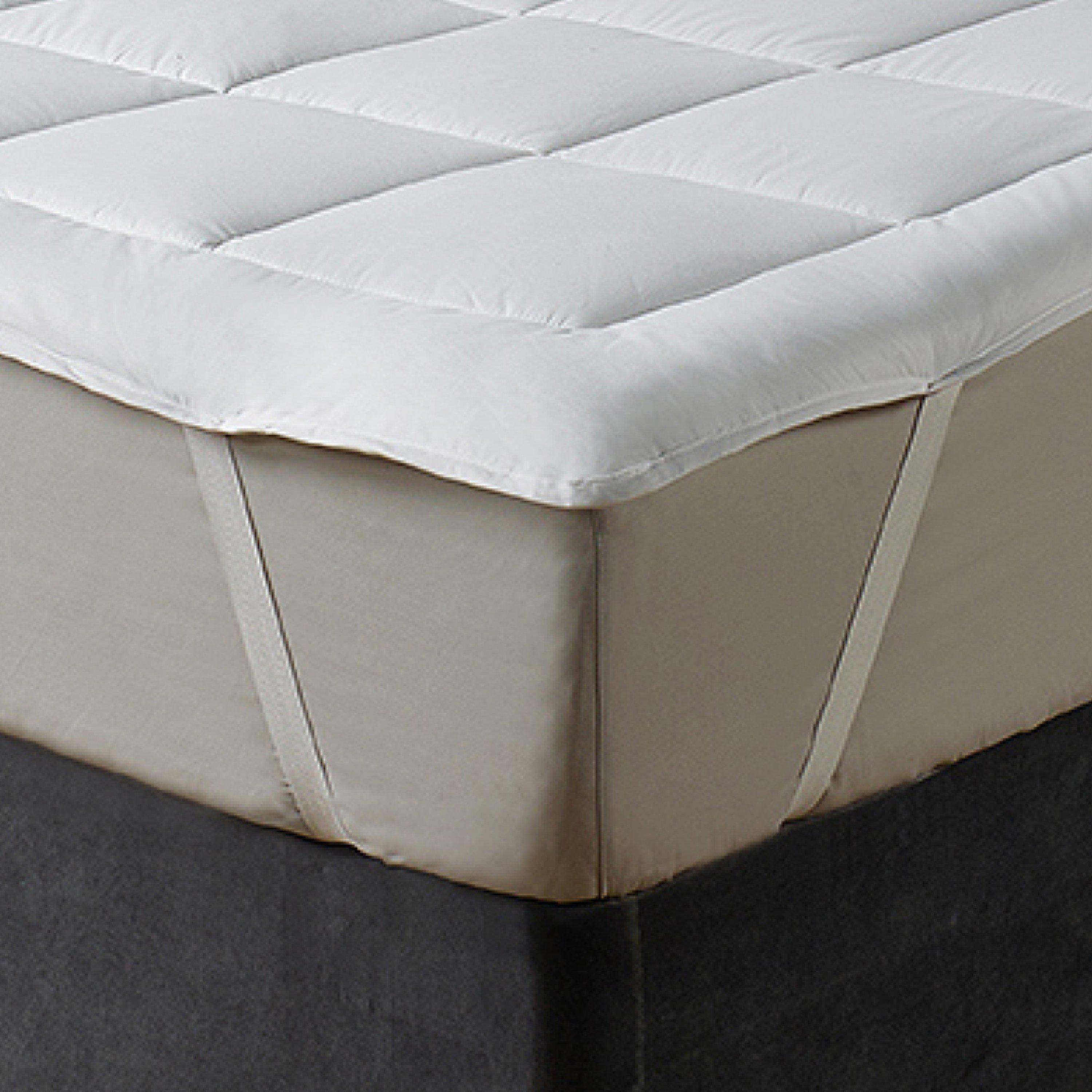 White - Downland - Luxury Cotton Feels Like Down Topper - 3