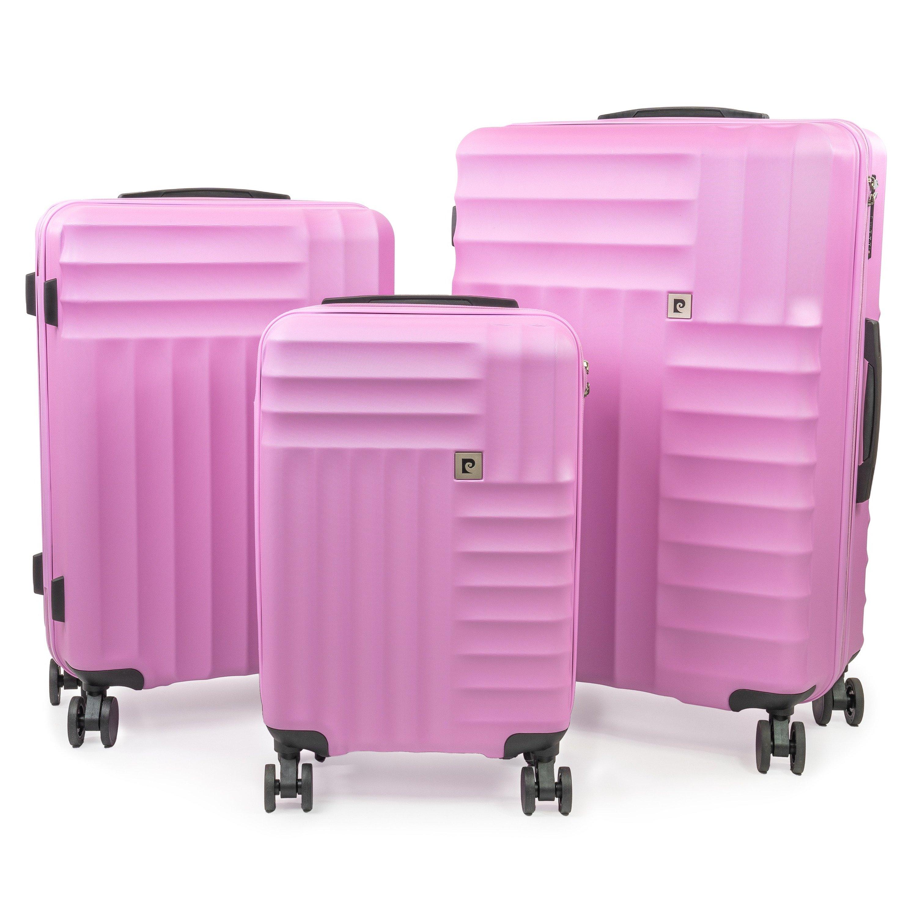 Fondant Pink - Pierre Cardin - Soleil 30-inch Hard Shell Luggage Large Suitcase - 10