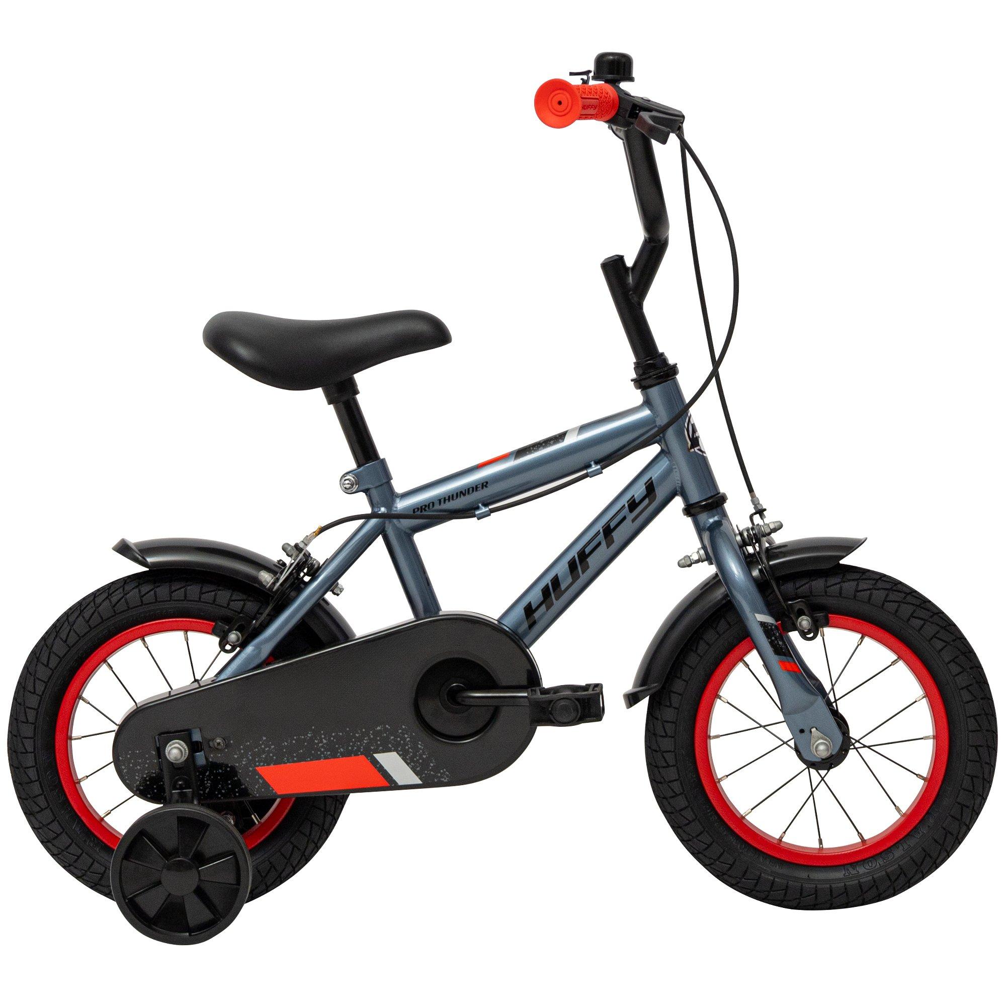 Grey - Huffy - Huffy Pro Thunder 12-inch Bike, 3-5 years, Grey - 2