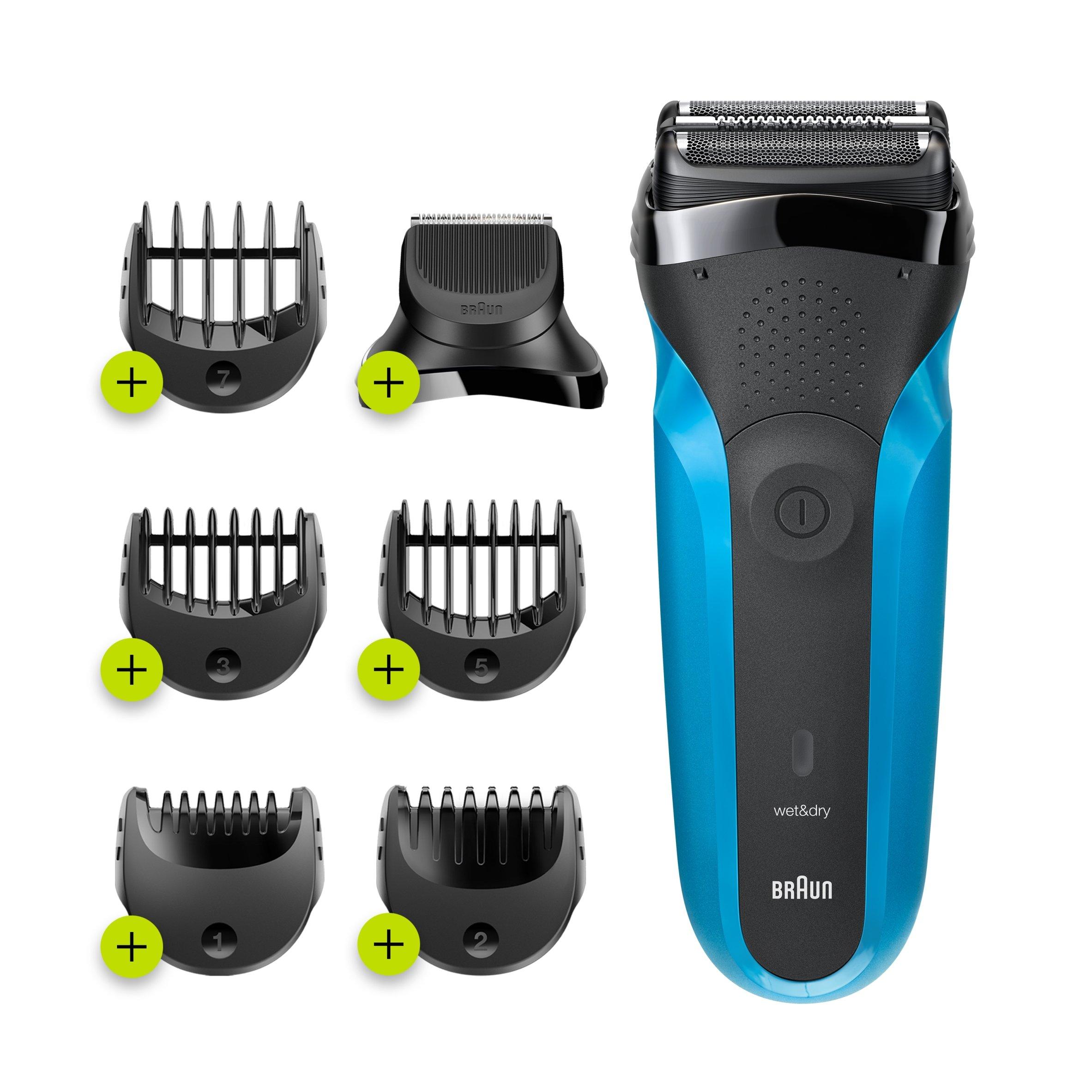 Black/Blue - Braun - Braun S3 Shave & Style 310BT Electric Shaver - 8