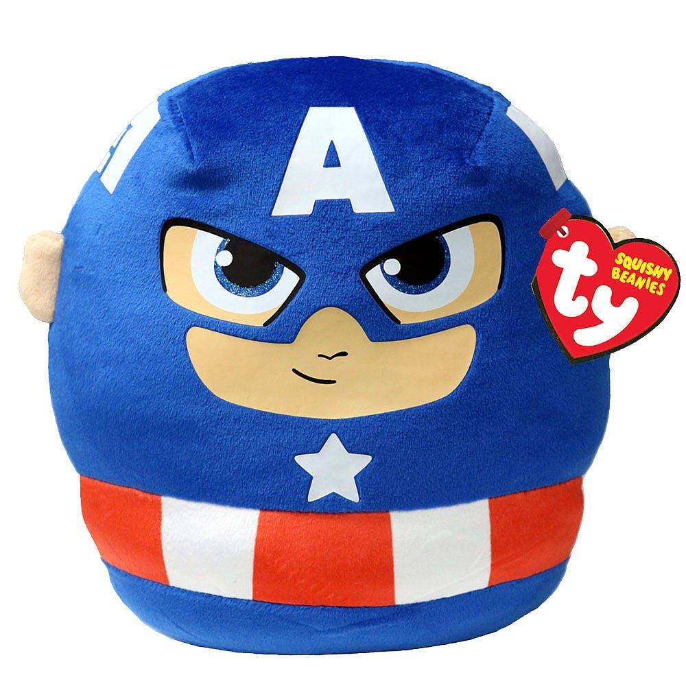 Marvel  Squishy Beanie 10 Inch Captain America - Merchandise