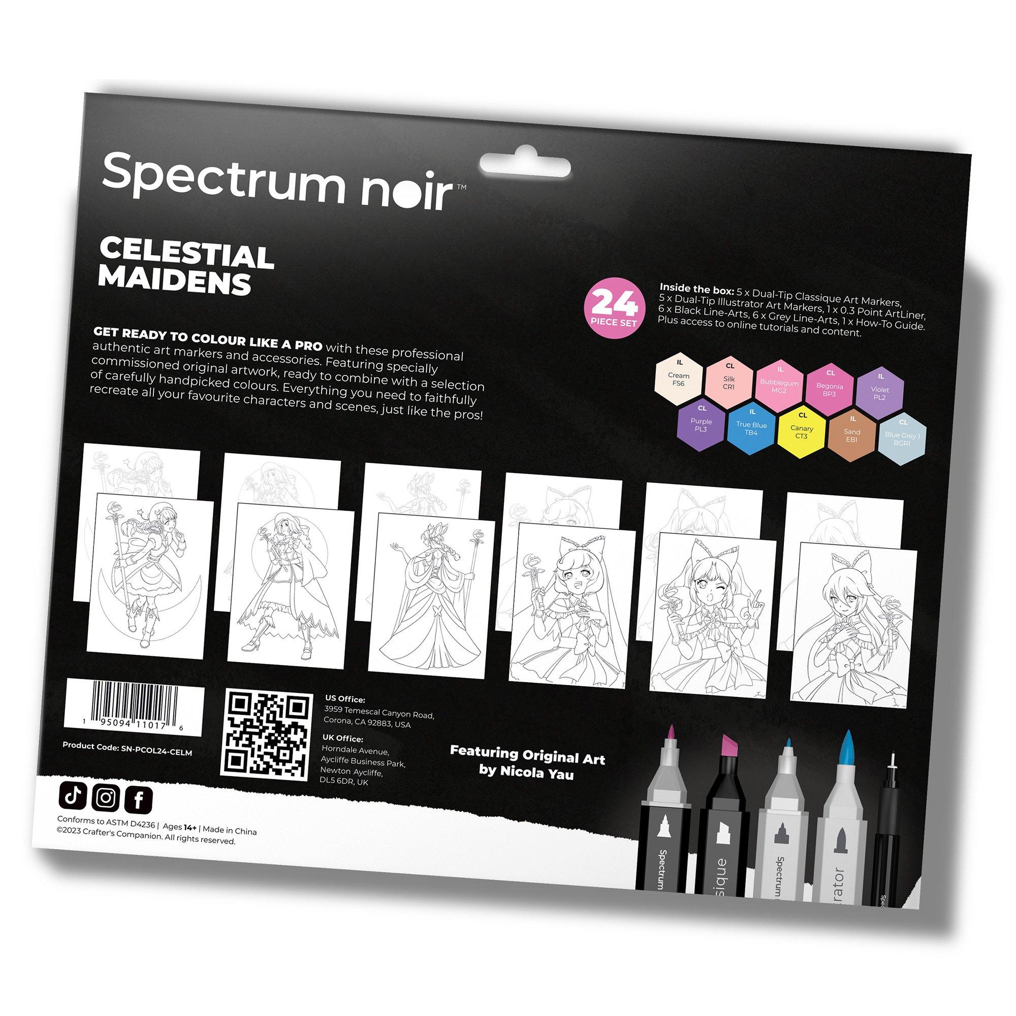 Multi - Crafters Companion - Spectrum Noir Pro Colour Art Kit Celestial Maidens - 2