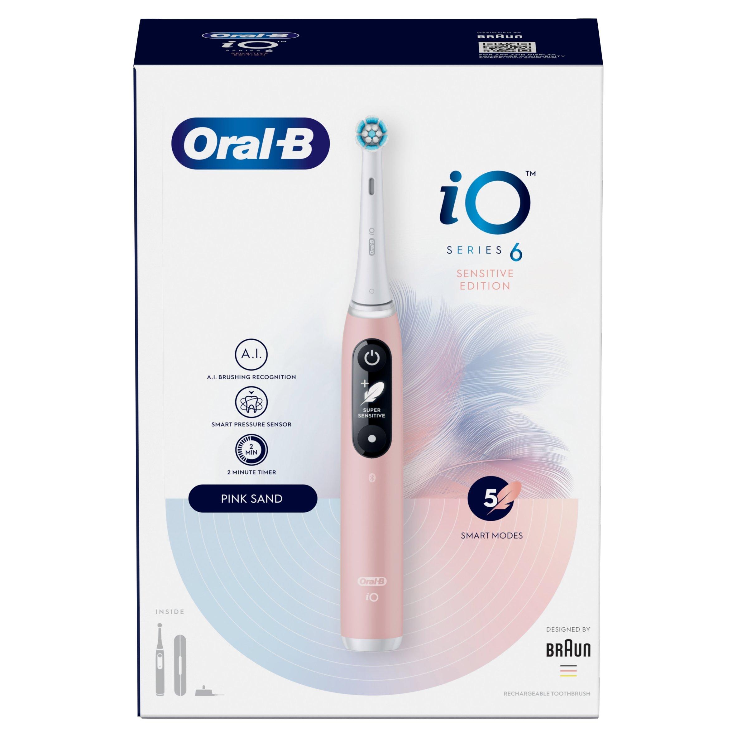 Pink - Oral B - Oral-B Sensitive Edition iO - 6 - Pink  Toothbrush - 4
