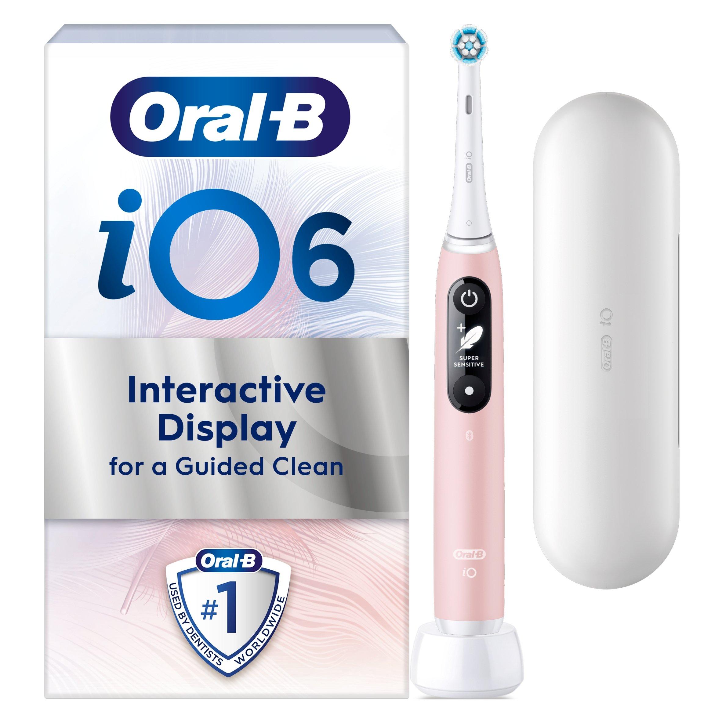 Oral B | Oral-B Sensitive Edition iO - 6 - Pink Toothbrush | Sports Direct