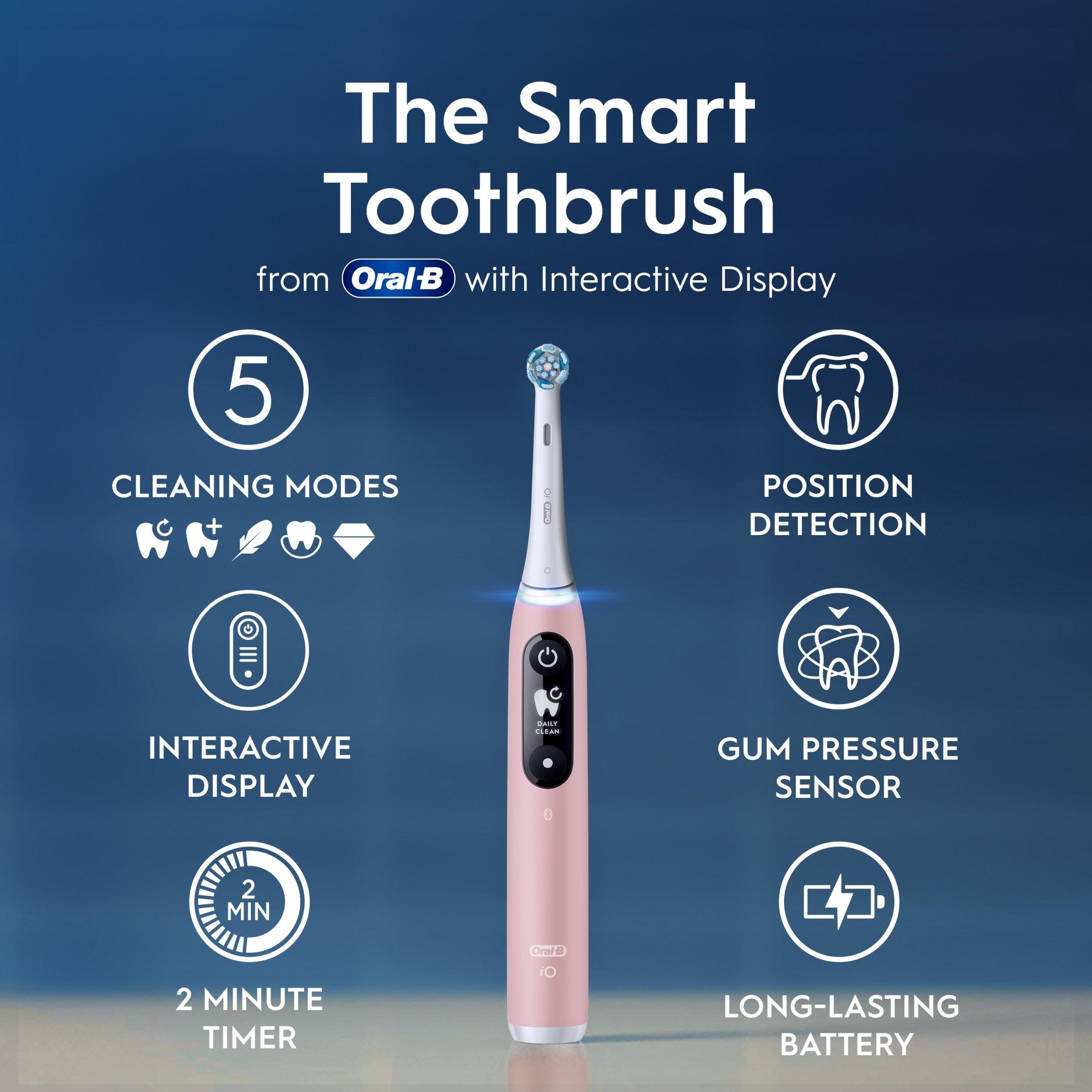 Oral B | Oral-B Sensitive Edition iO - 6 - Pink Toothbrush | Sports Direct