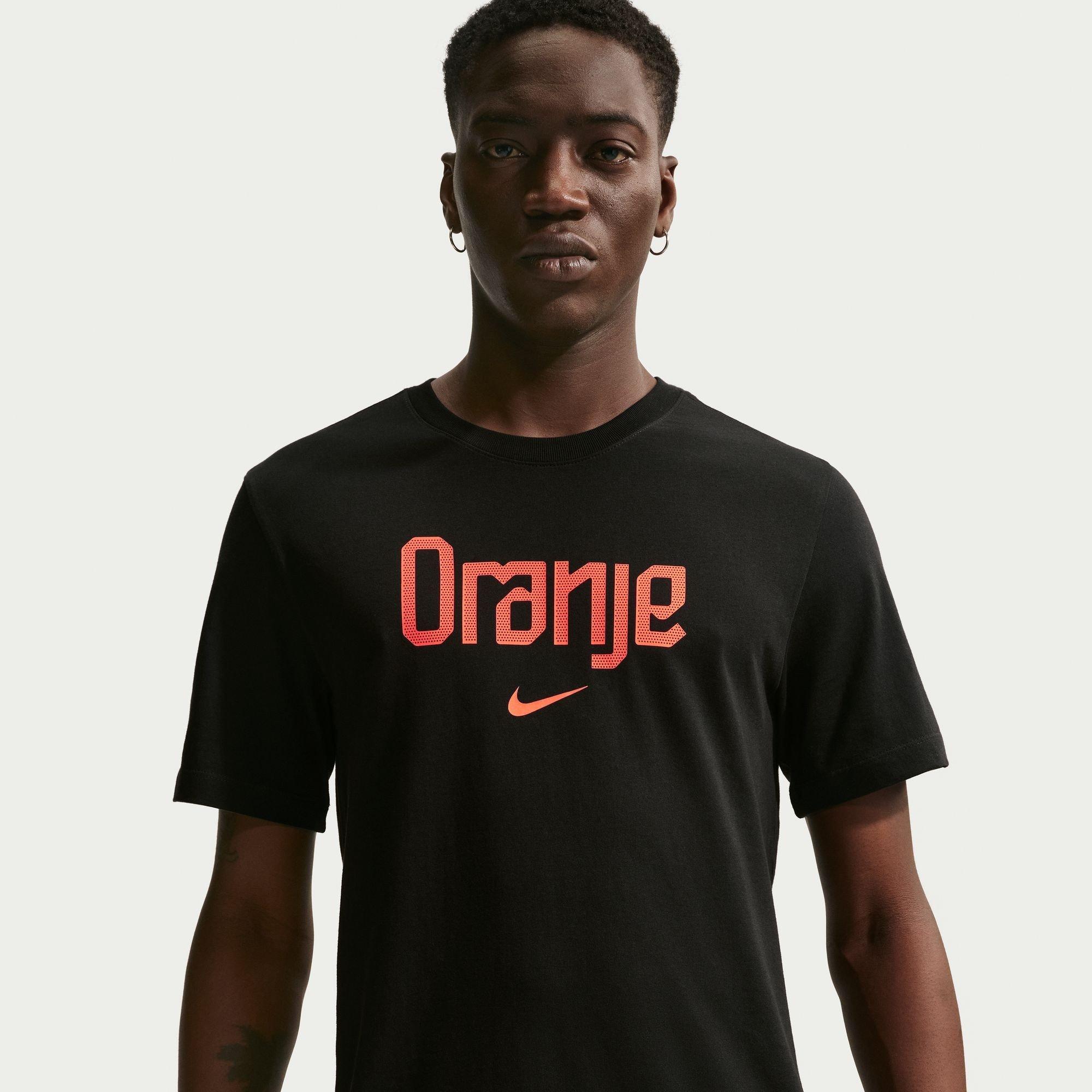 Black - Nike - Netherlands Wordmark T-Shirt Mens - 1