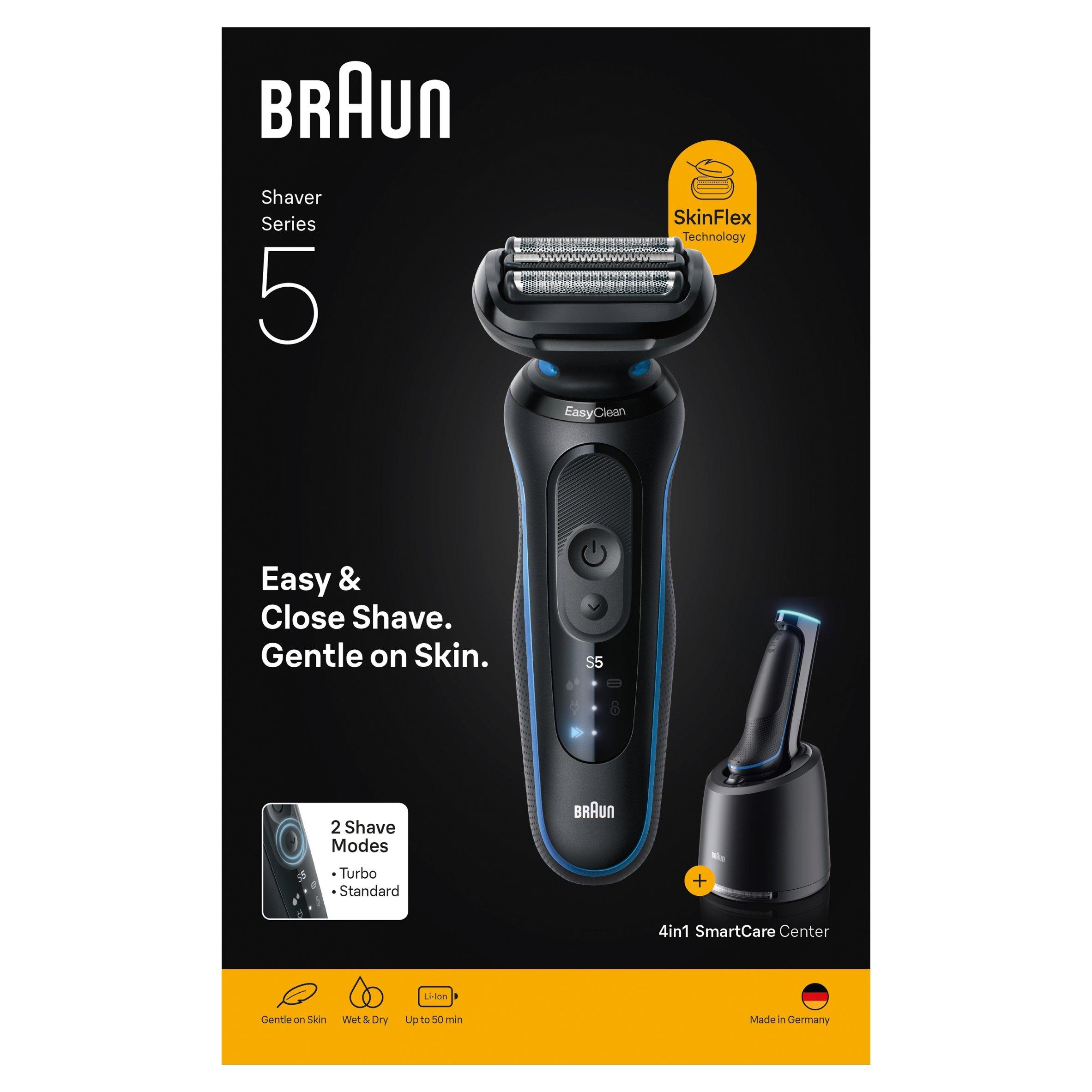 Black - Braun - Braun Series 5 Shaver 52-B7000CC - 2