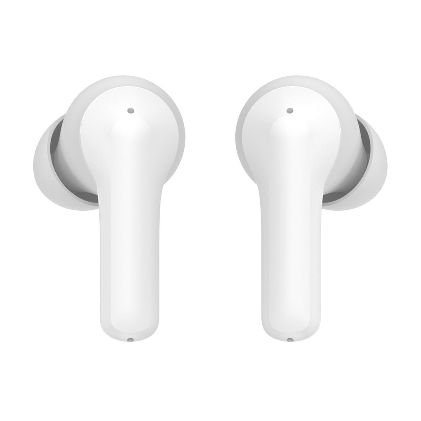 Blanc - MiTEC - True Wireless Earbuds White - 3