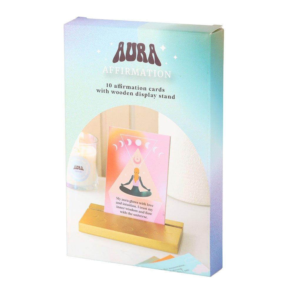 Purple - Something Different - Aura Affirmation Cards with Wooden Stand - 5