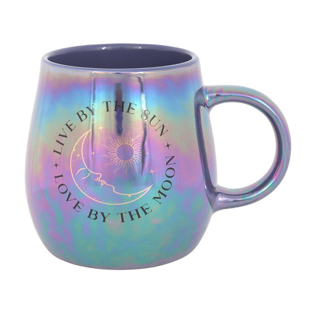 Multi - Something Different - Live by the Sun Love by the Moon Iridescent Mug - 4