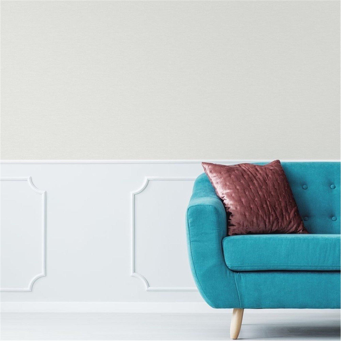 Boutique  Horizon Textured Plain Wallpaper Taupe