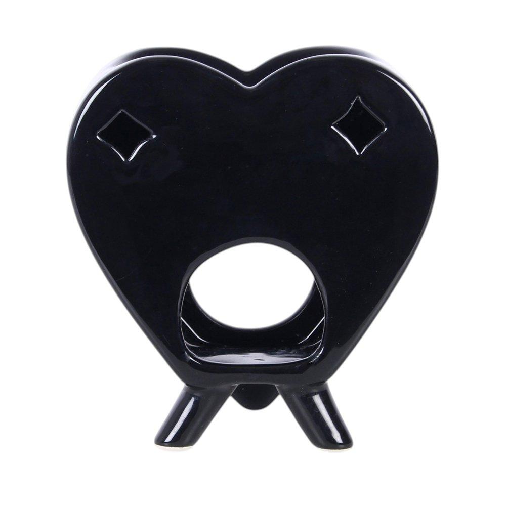 White - Something Different - Black Planchette Oil Burner and Wax Warmer - 4