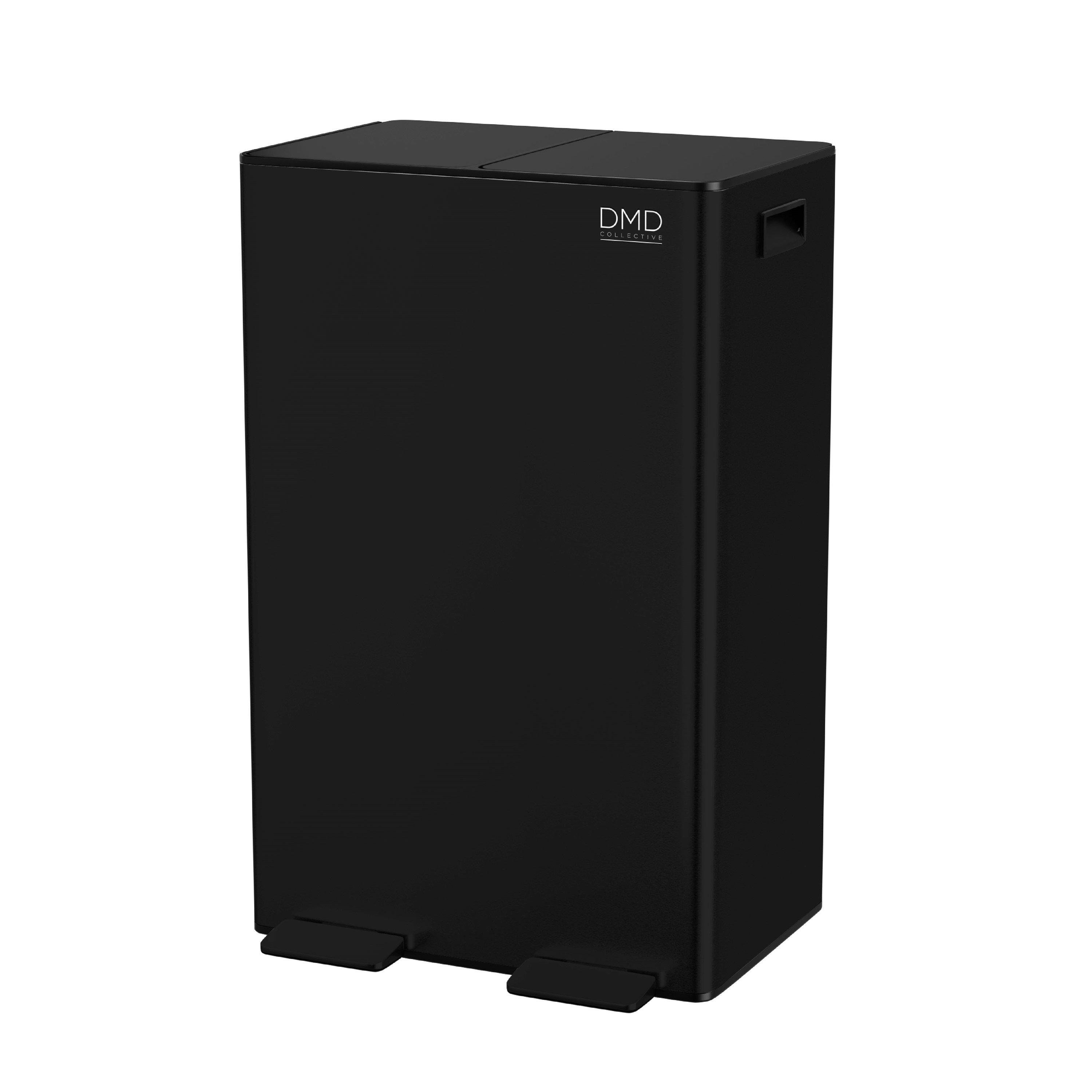 Dmd Collective  60L Stainless Steel Bin - Black