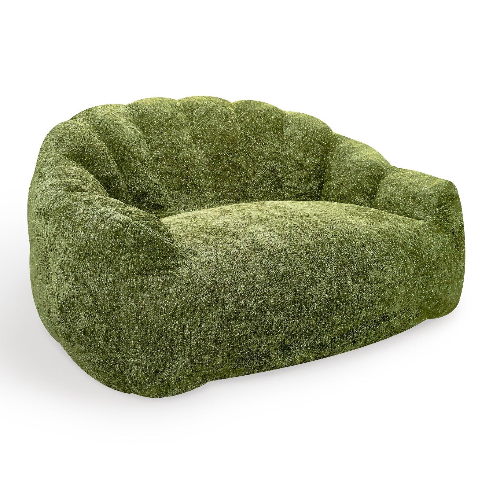 Green - Urban Meuble - Plush 2 Seater Sofa with Ergonomic Back - 11