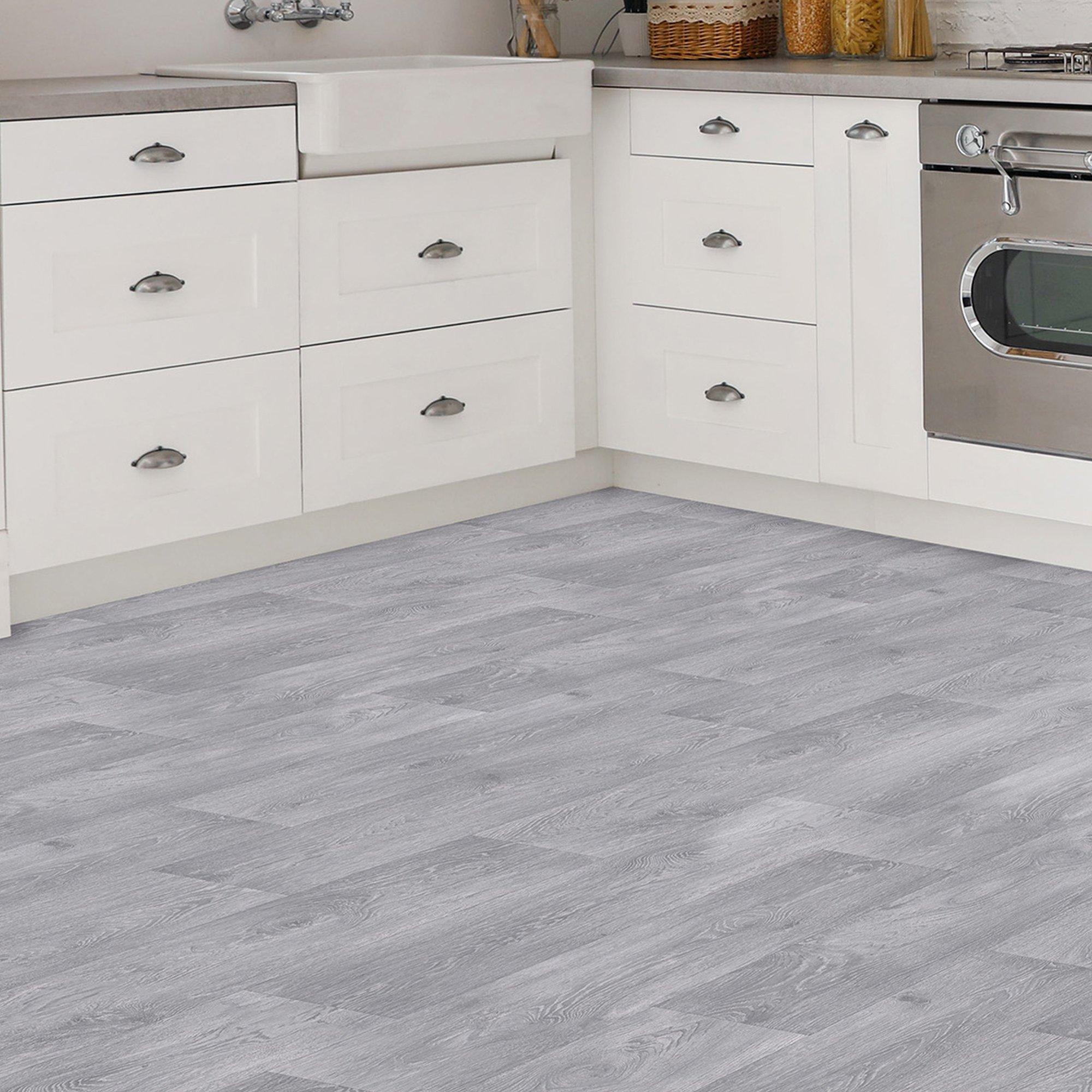 Grey - Homemaker - Vinyl Wood Flooring Grey - 1