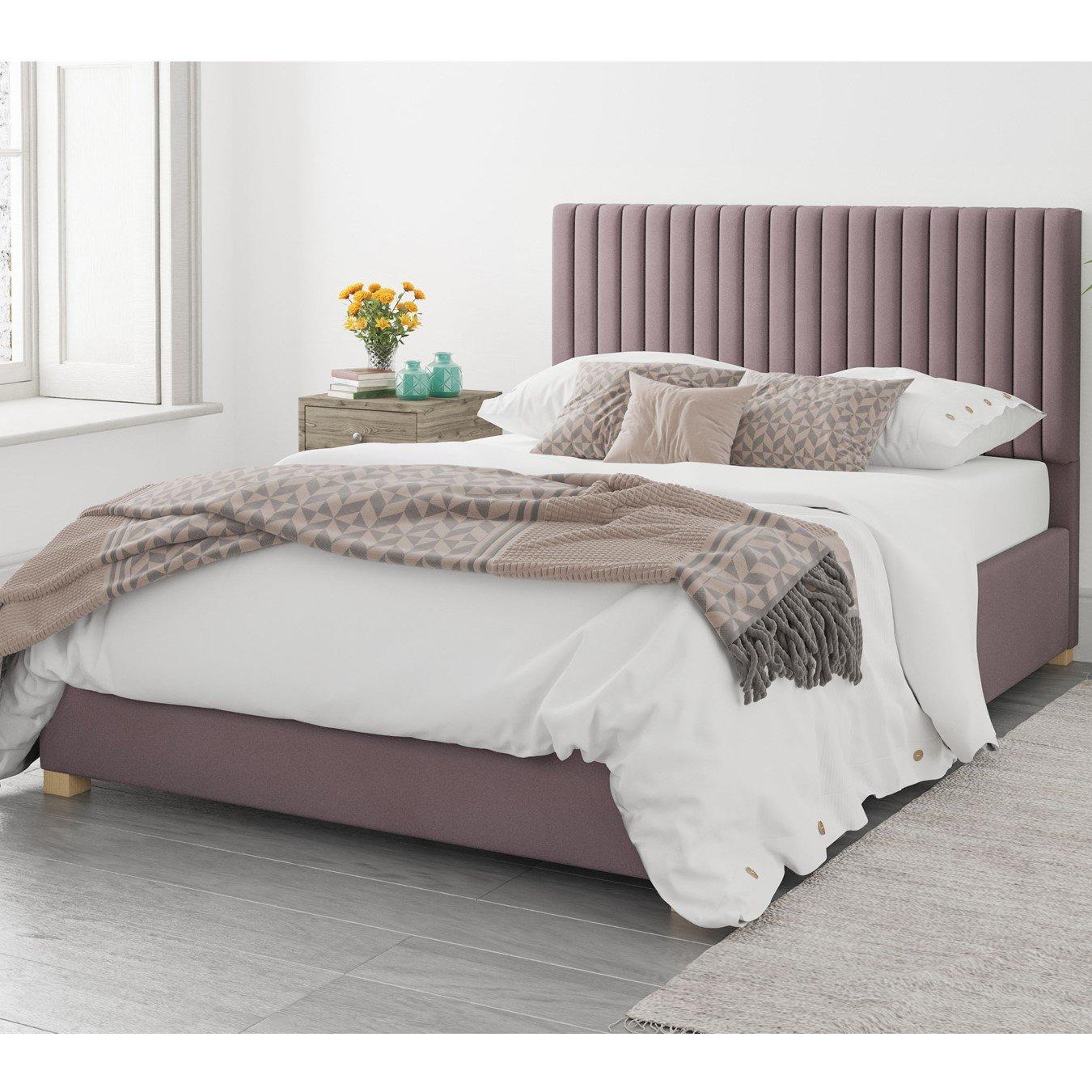 Aspire  Grant Ottoman Storage Bed - Blush - King